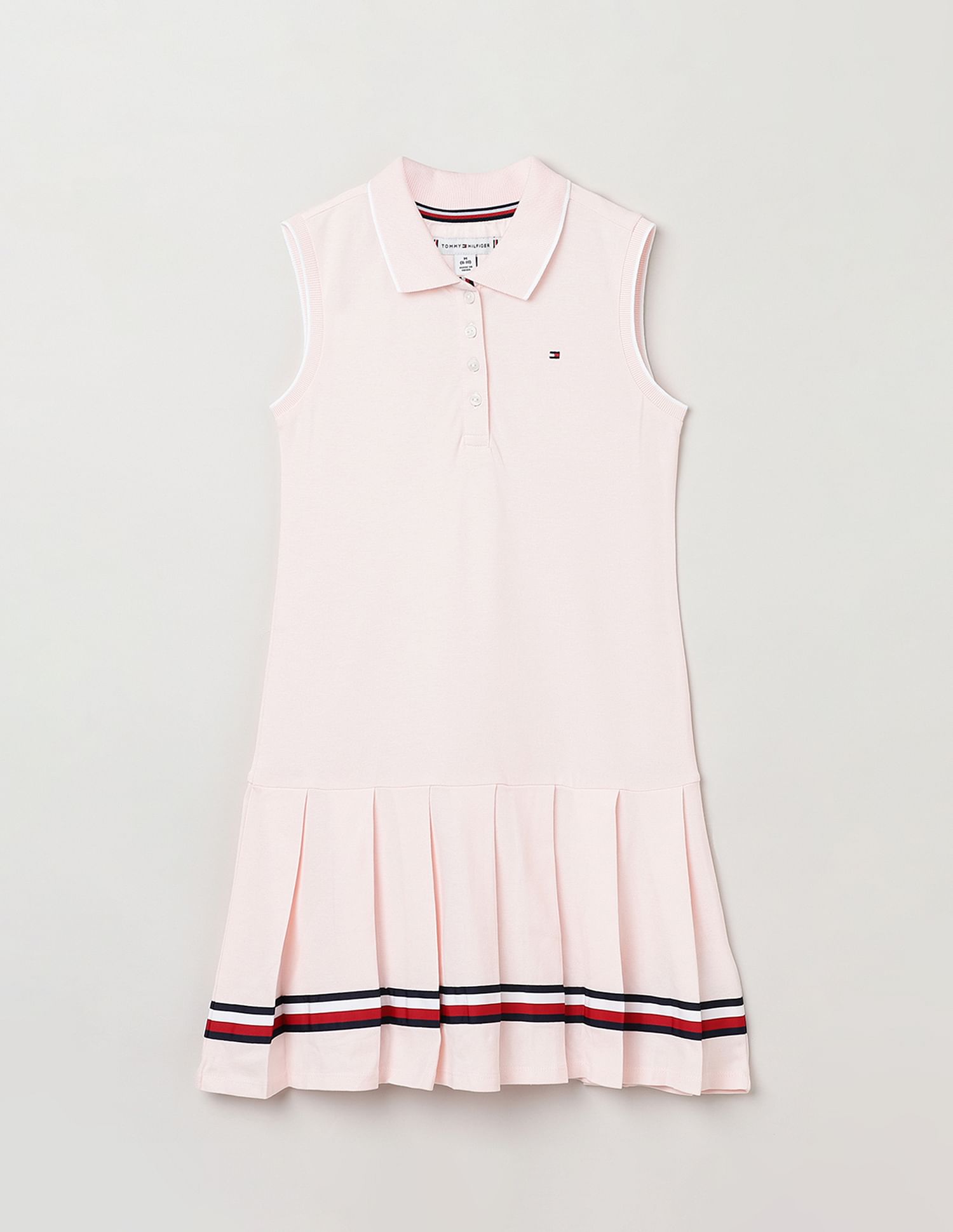 Tommy Hilfiger Kids Girls Sustainable Cathrine Fig Dress