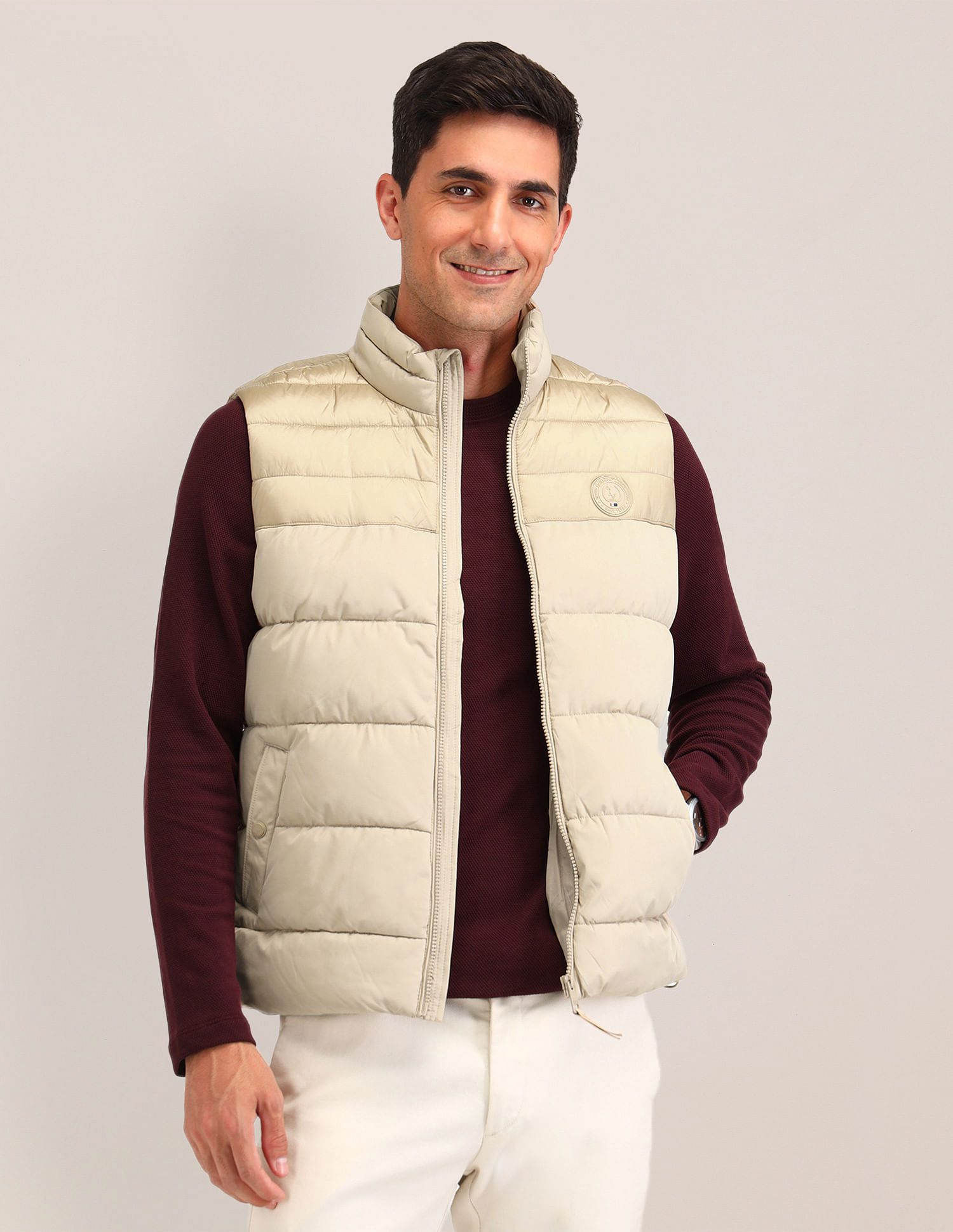 U.S. Polo Assn. Colour blocked Regular fit Jacket