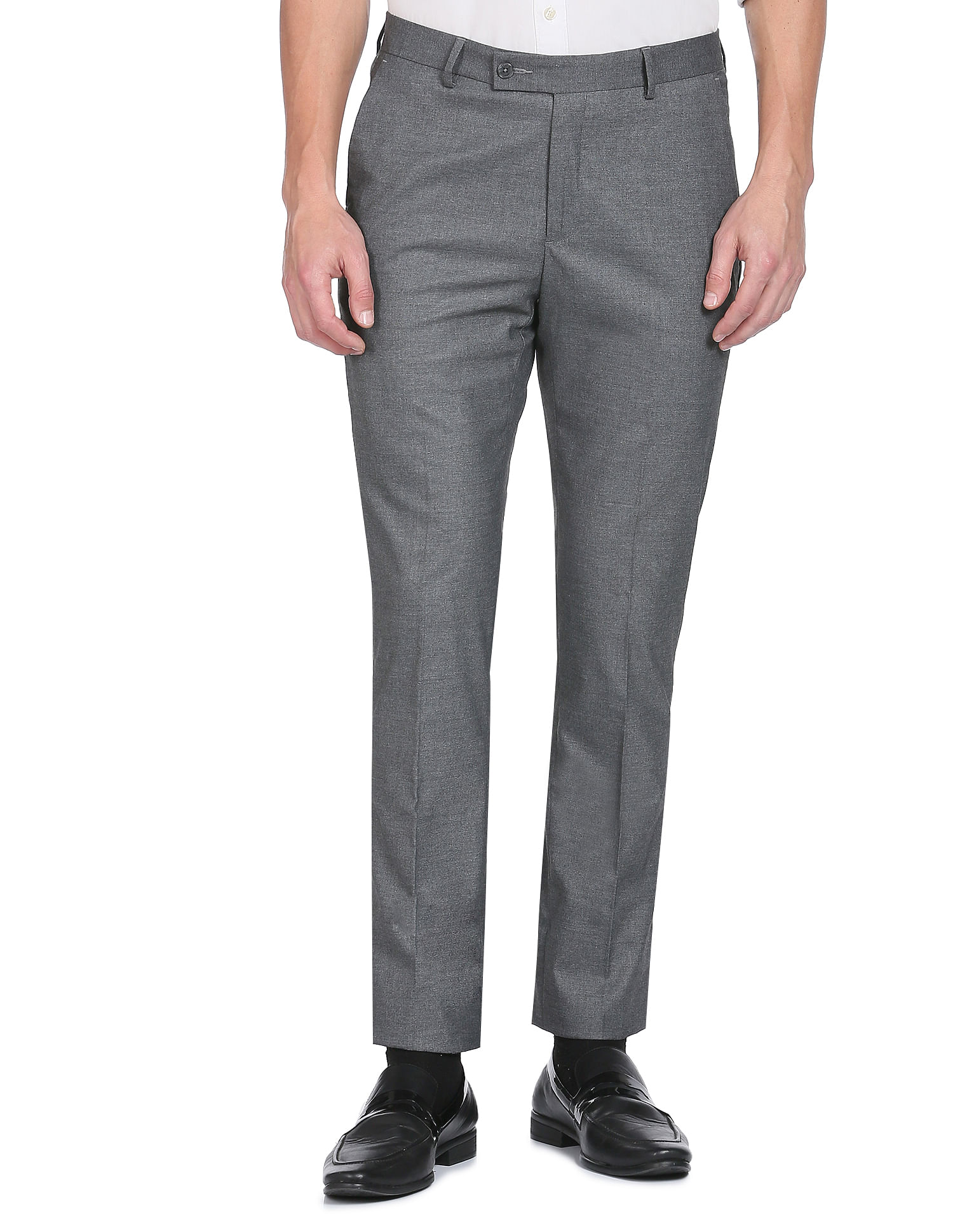 Arrow Formal Trousers : Buy Arrow Grey Tapered Fit Patterned Stripe Formal  Trousers Online | Nykaa Fashion.