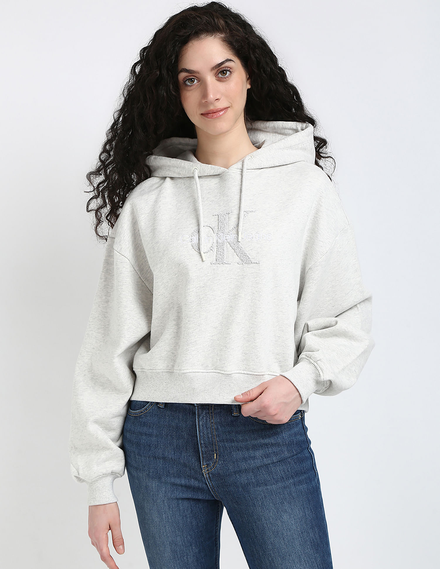 Calvin Klein Jeans Chenille Monologo Hoodie Sweatshirt