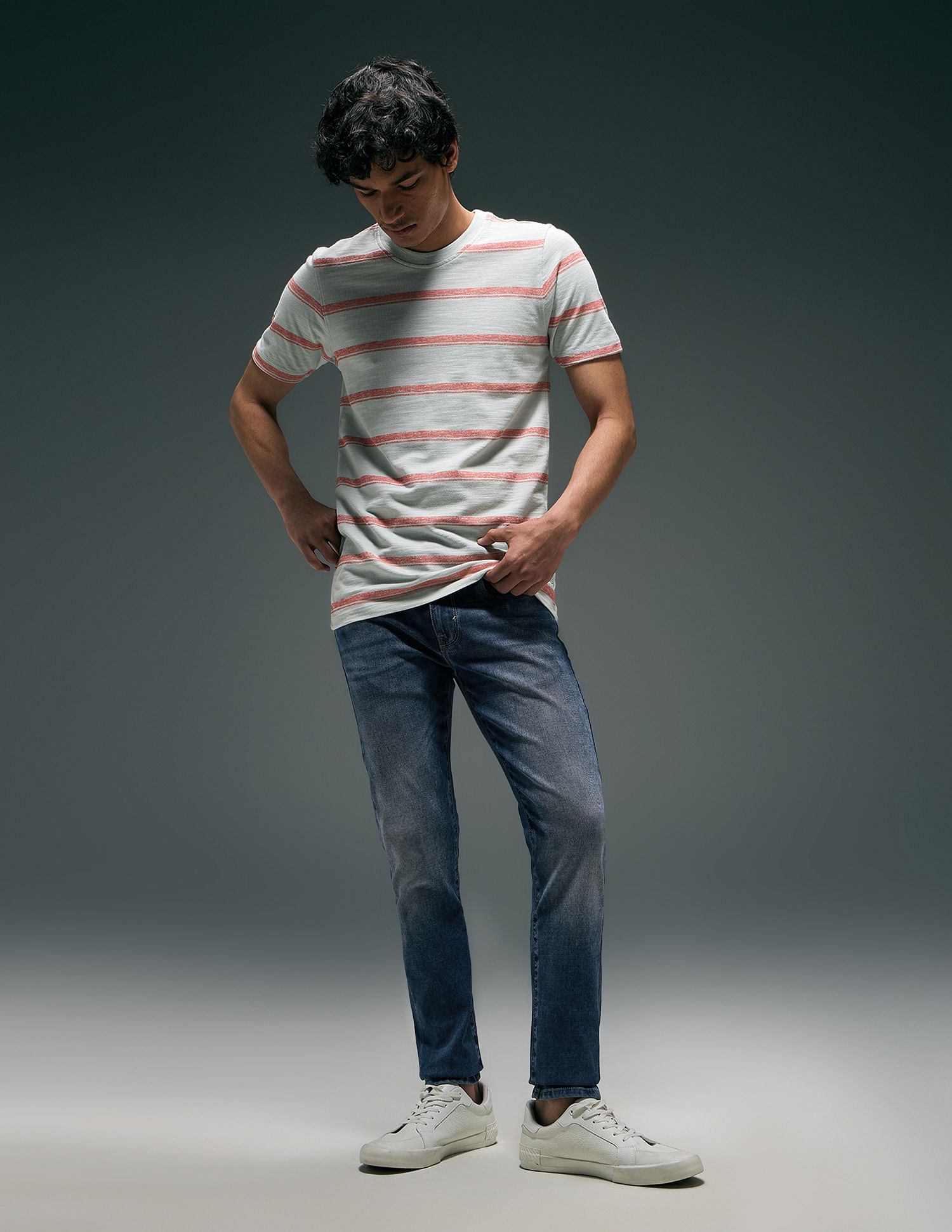 Flying Machine Jackson Super Skinny Fit Washed Jeans