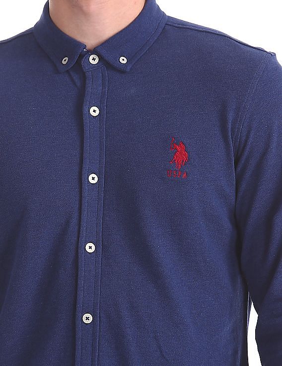 U.S. Polo Assn. Regular Fit Pique Knit Shirt
