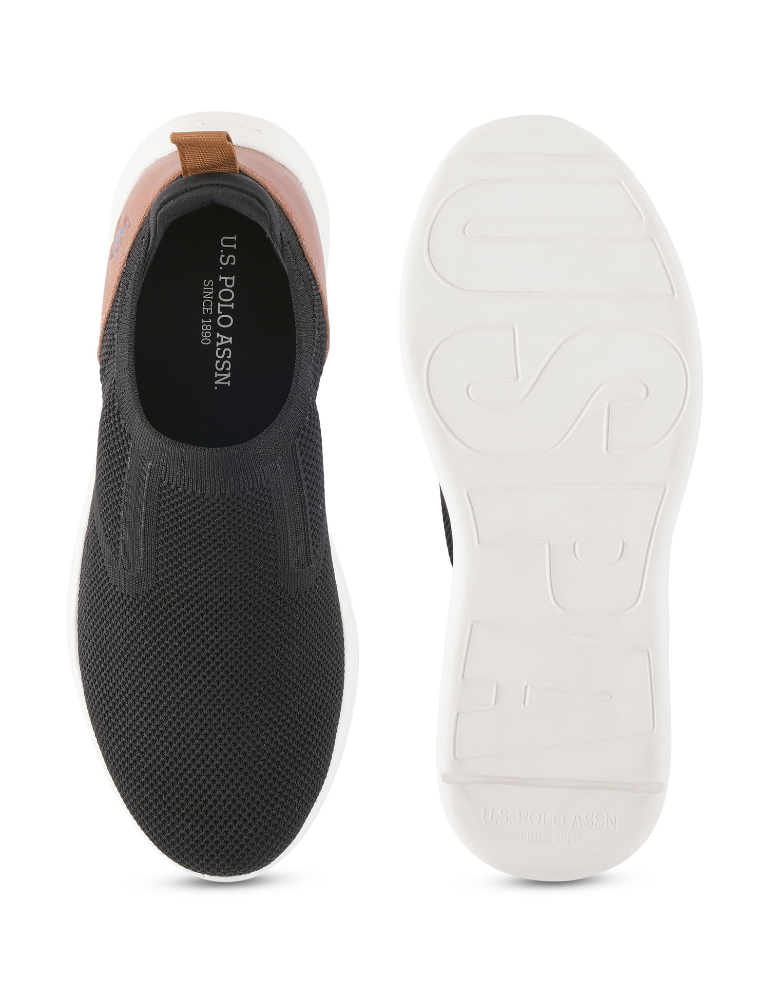 U.S. Polo Assn. Round Toe Solid Tenore Slip On Shoes