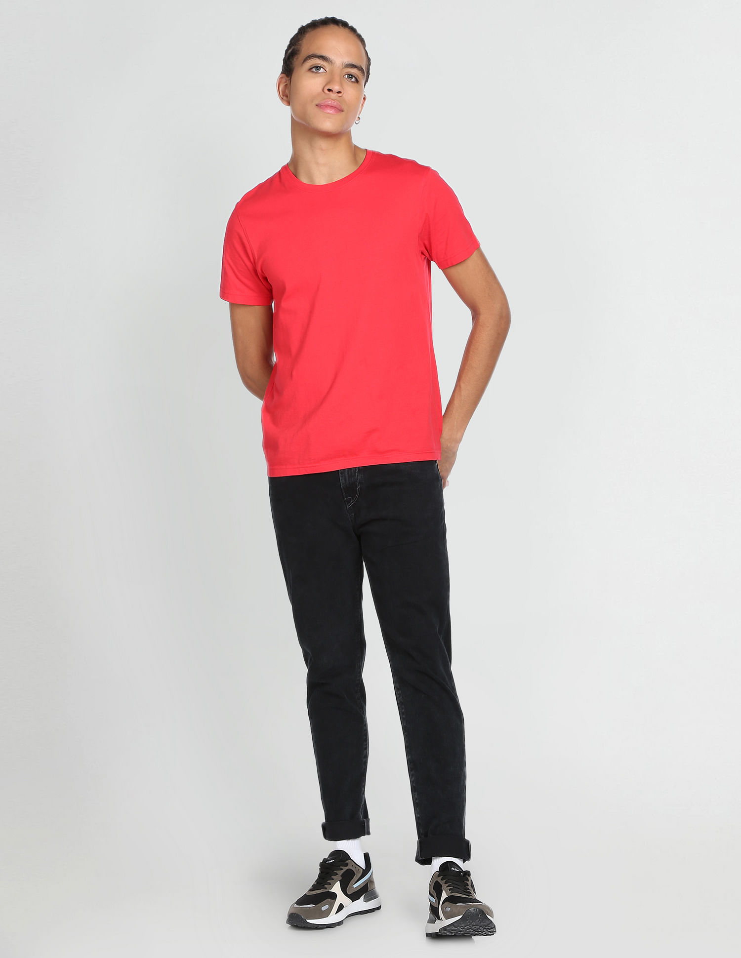 Flying Machine Slash Slim Tapered Fit Rinsed Authentic Signature Jeans
