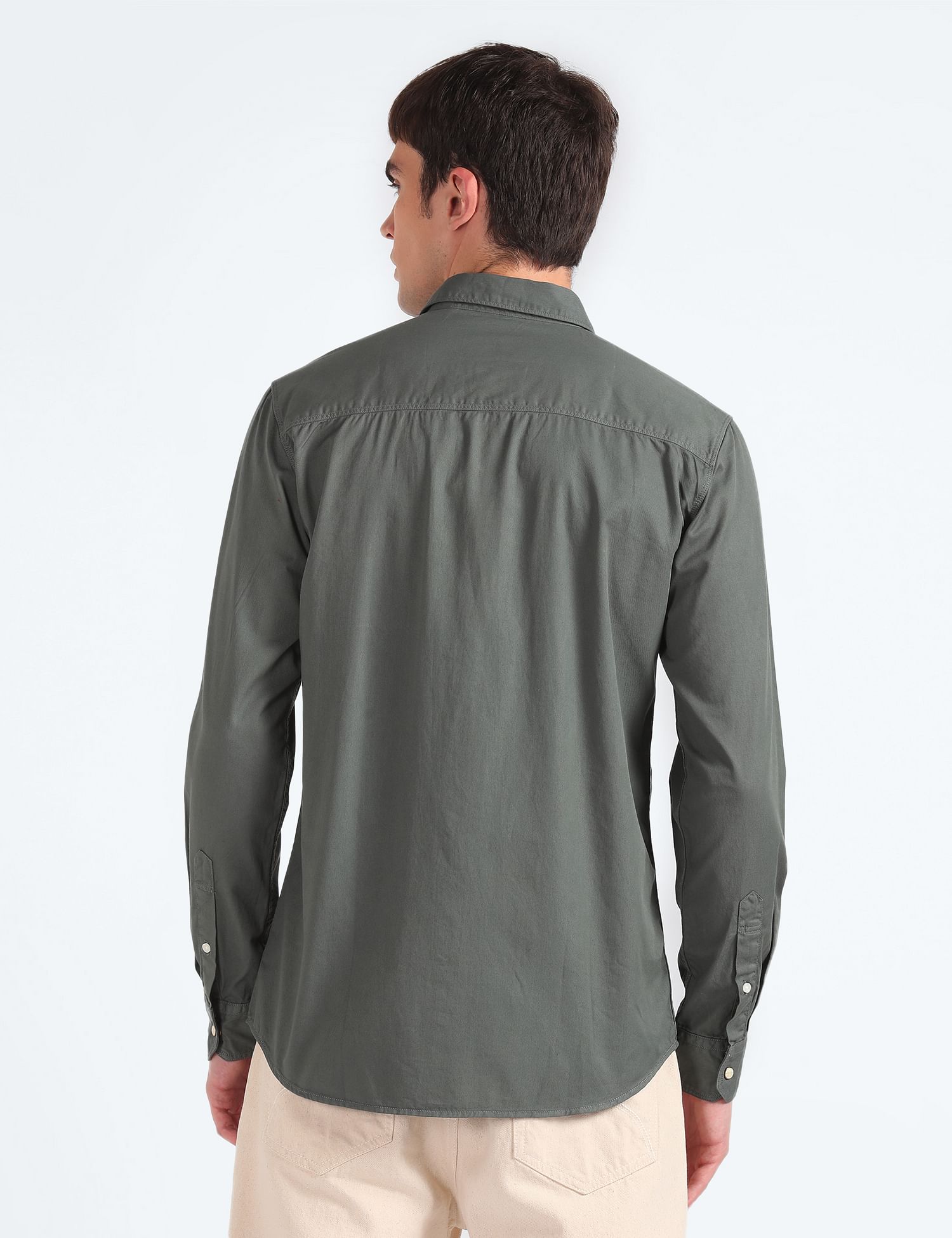 Flying Machine Western Yoke Relaxed Fit Shirt