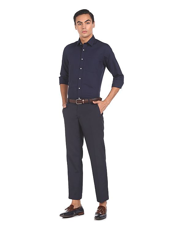 Arrow Solid Cotton Formal Shirt