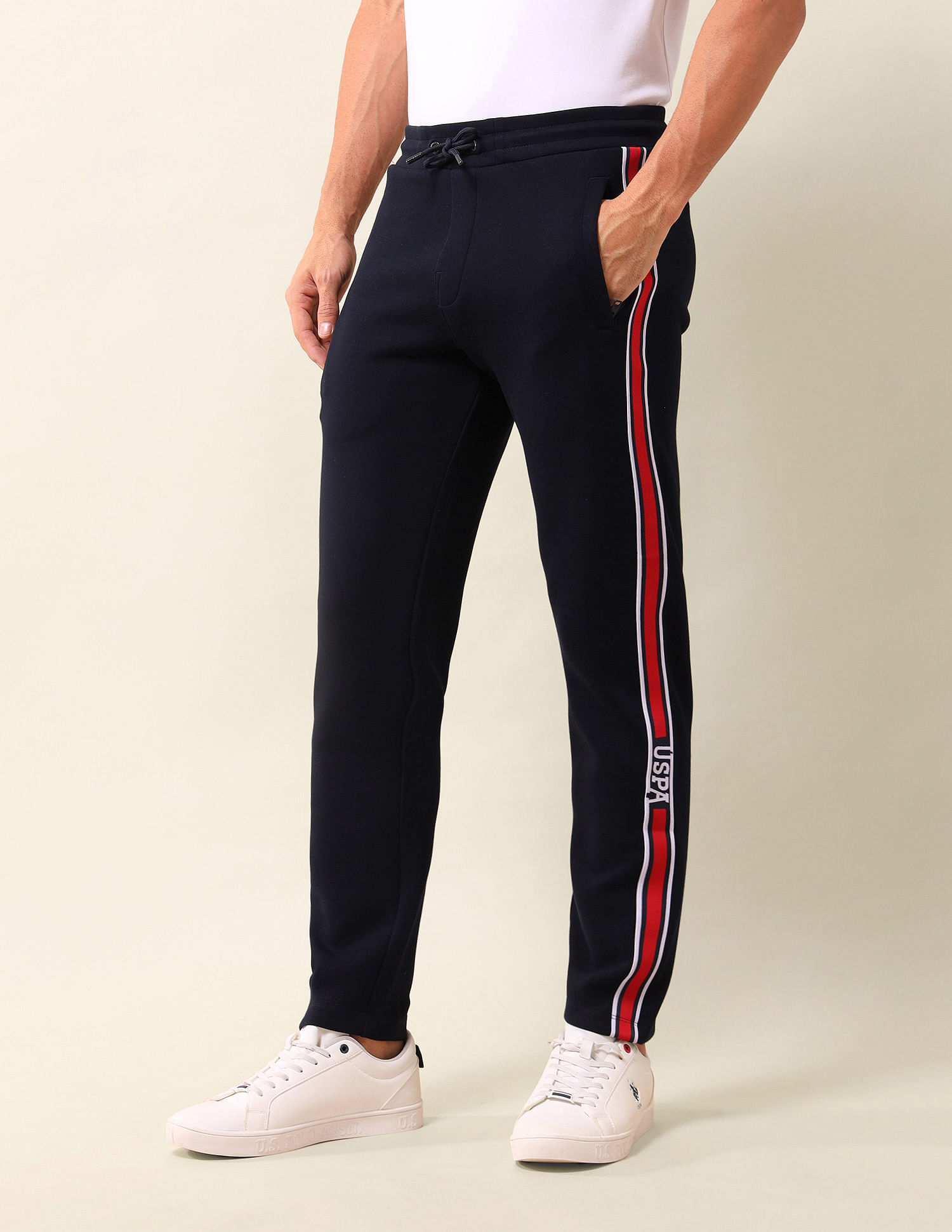 U.S. Polo Assn. Solid Slim Fit Track Pant