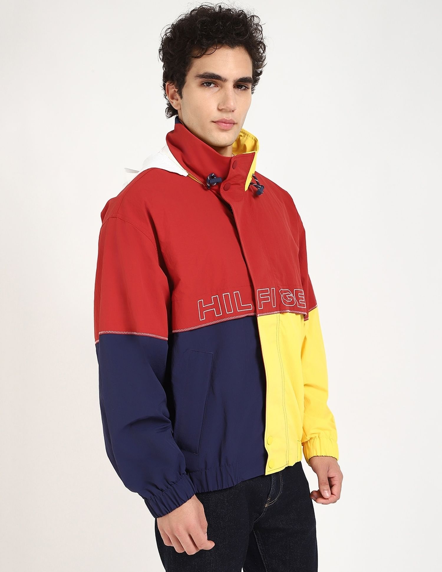 Color Block Tommy Windcheater Tommy Hilfiger Jacket Windbreaker