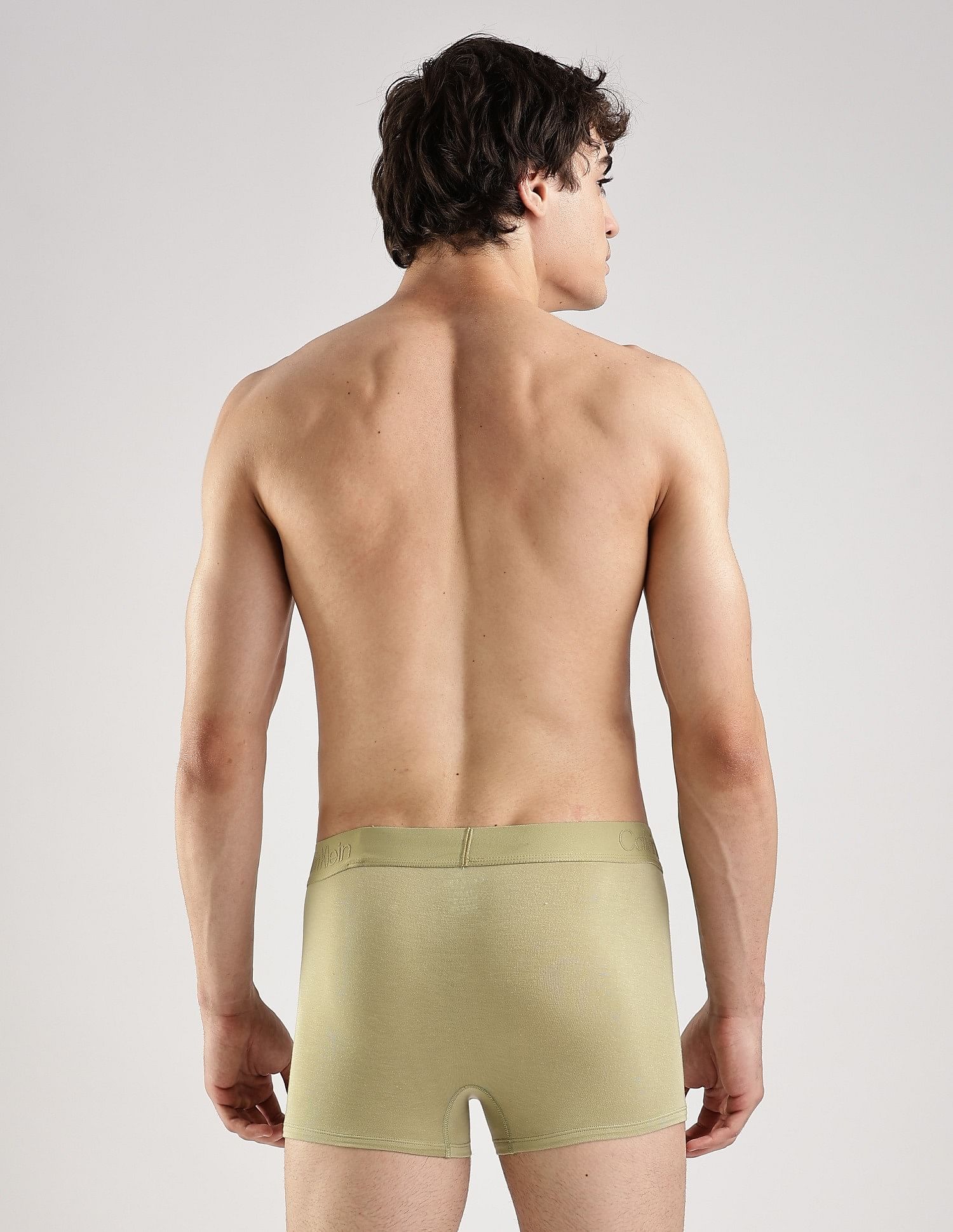 Calvin Klein Underwear Brown Solid Low Rise Trunk