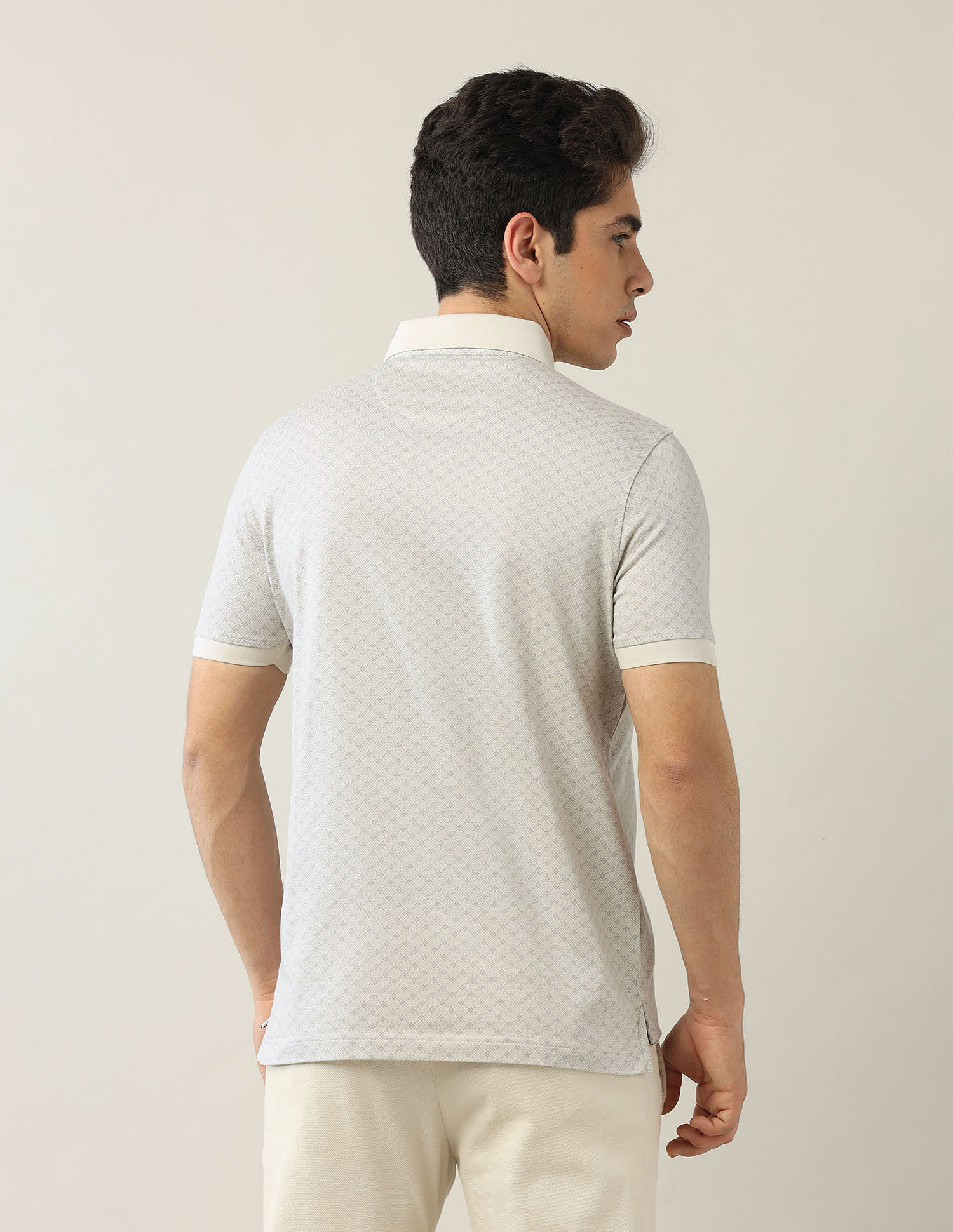 Arrow Textured Regular Fit Polo Shirt