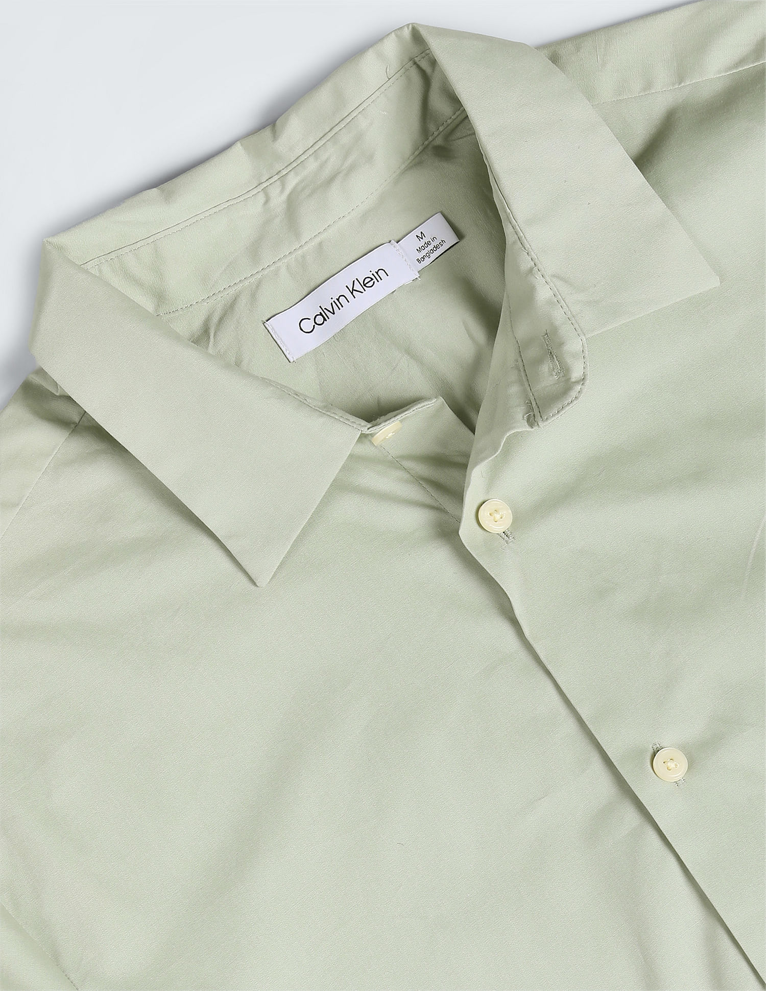 Calvin Klein Solid Poplin Shirt