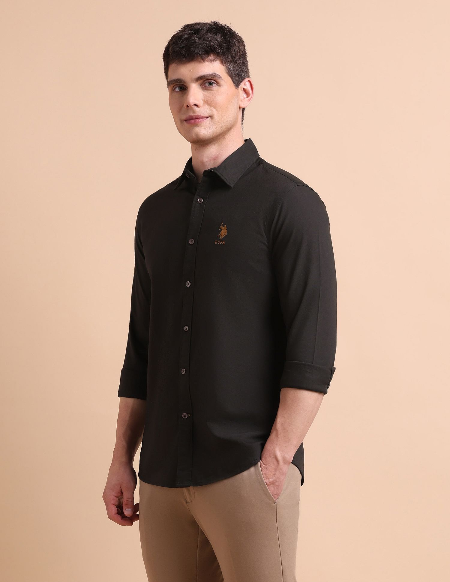 U.S. Polo Assn. Pure Cotton Tailored Fit Oxford Shirt