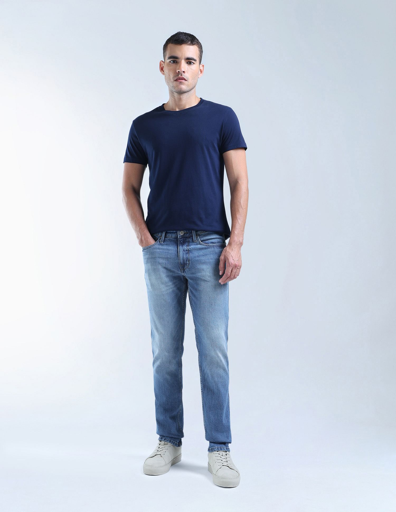 Flying Machine Freddie Slim Straight Fit Authentic Signature Jeans