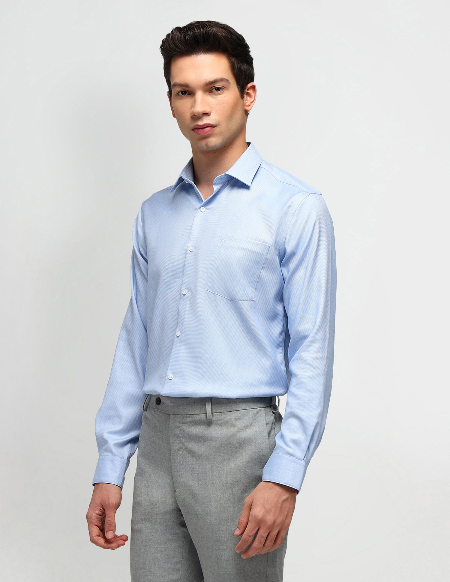 Arrow Slim Fit Solid Pattern Shirt