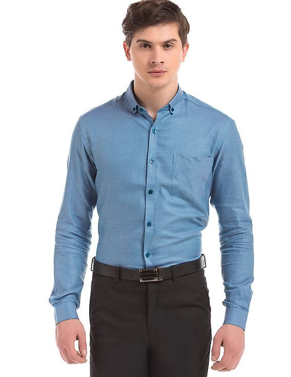 Buy Geoffrey Beene Men Regular Fit Button Down Shirt - NNNOW.com