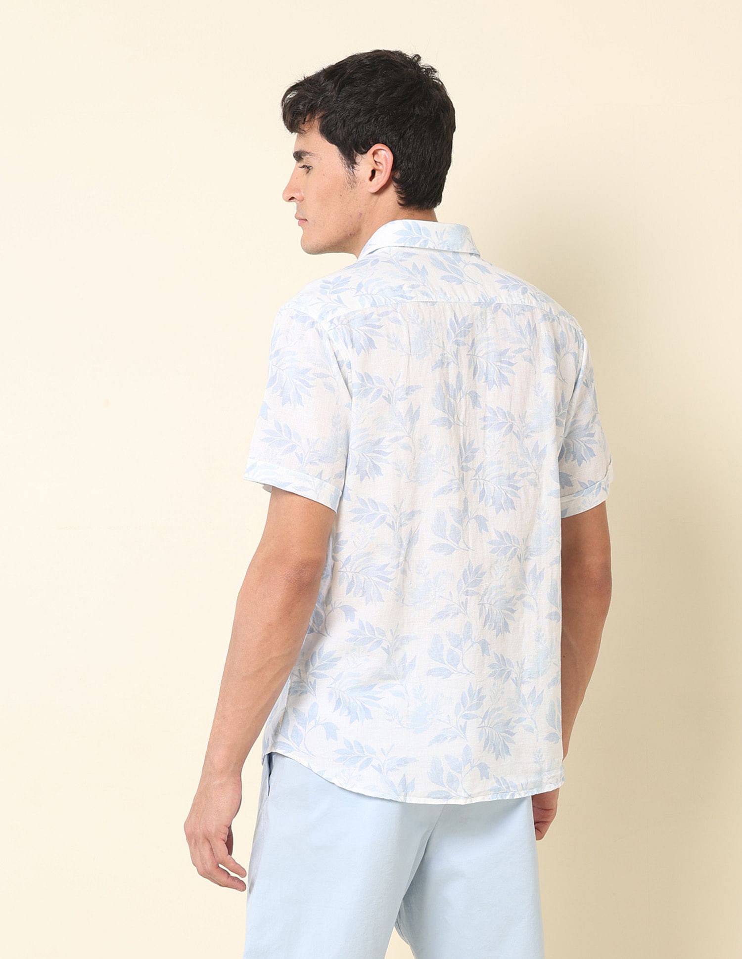 U.S. Polo Assn. Tropical Printed Tailored Fit Shirt