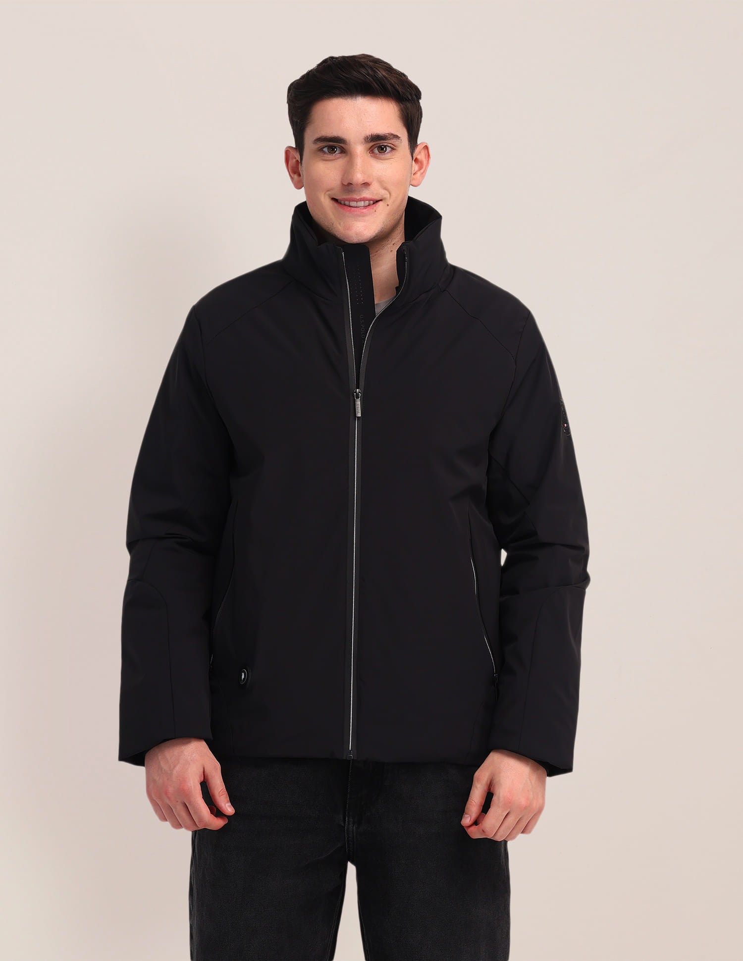 Buy U.S. Polo Assn. Solid Regular Fit Jacket - NNNOW.com