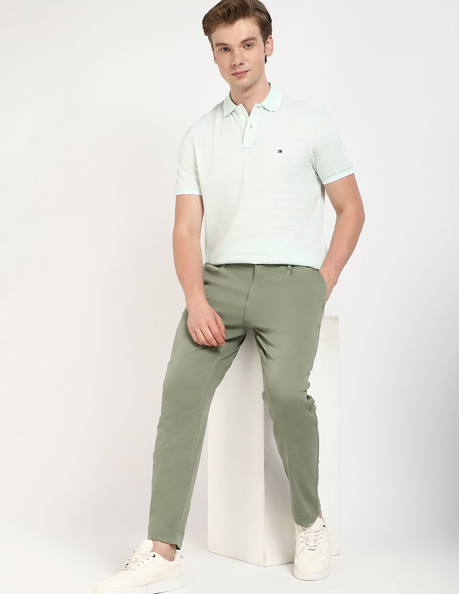 Tommy Hilfiger Striped Regular-Fit Cotton Polo Shirt
