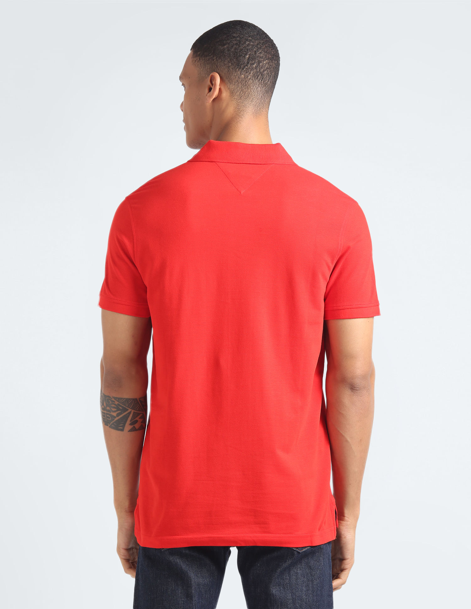 Tommy Hilfiger Embroidered Logo Regular Fit Polo Shirt