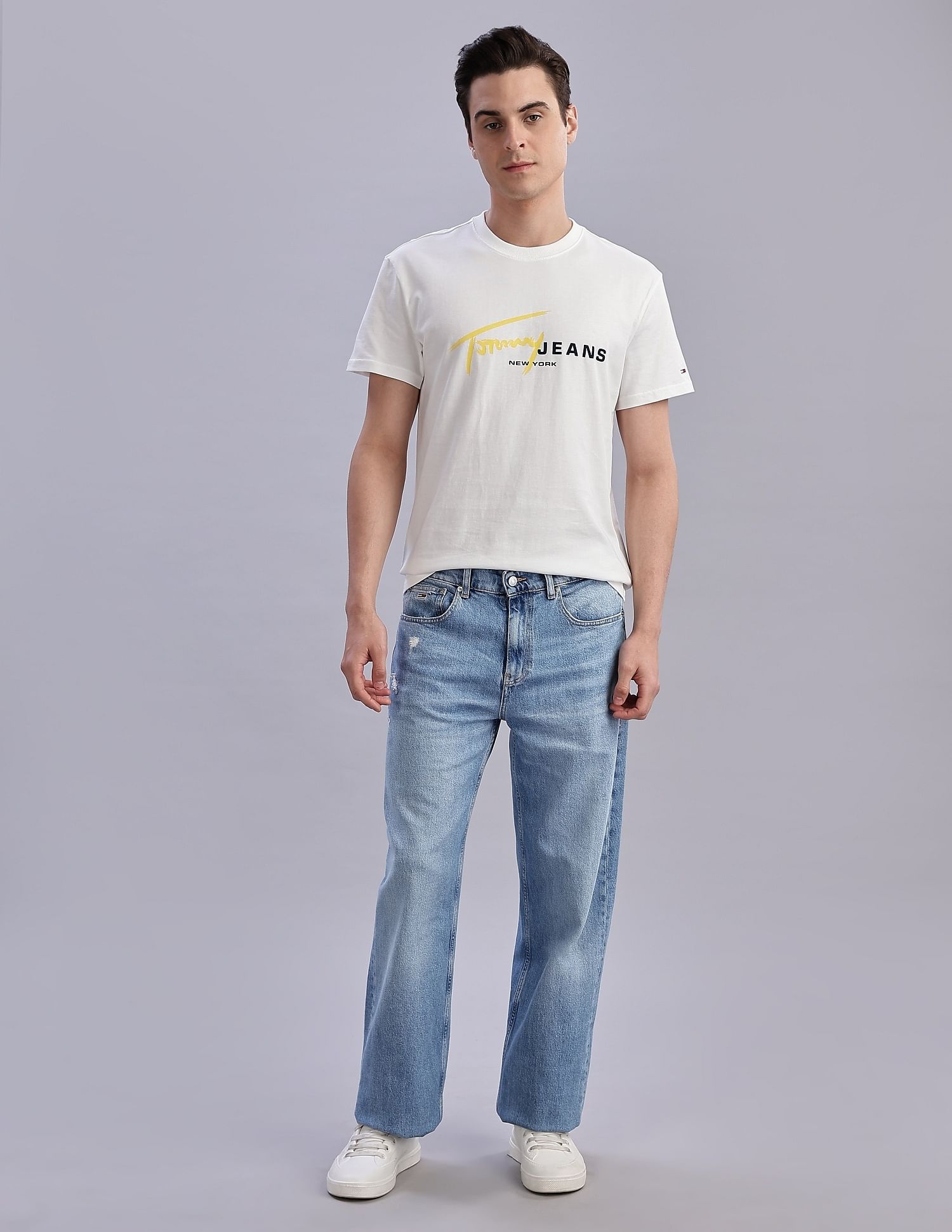 Tommy Hilfiger Printed Regular-Fit Cotton T-Shirts