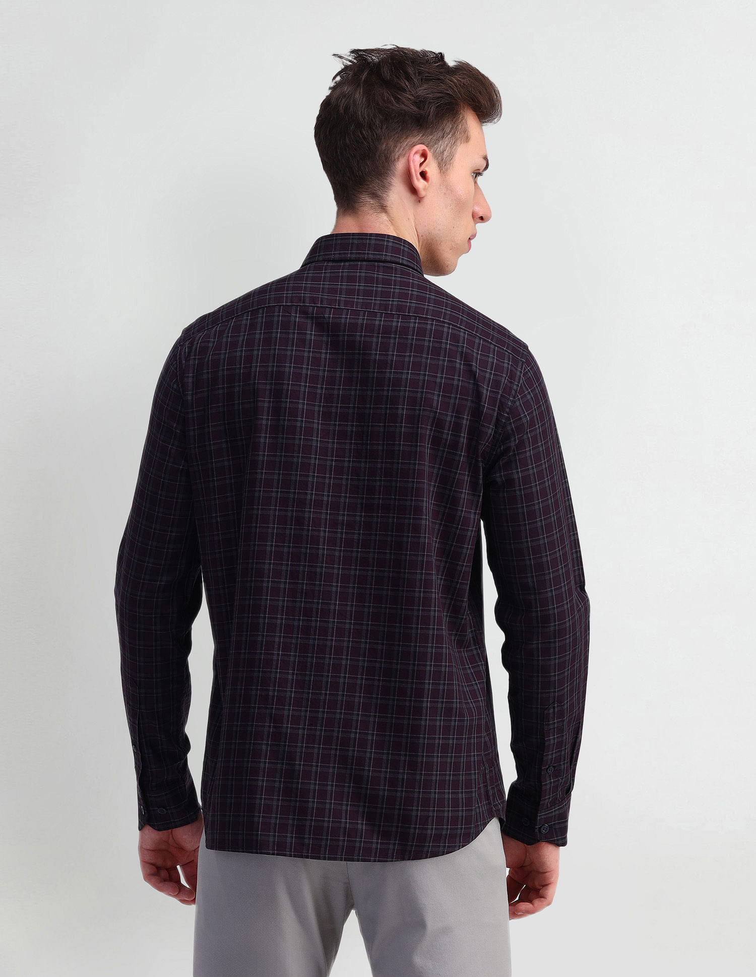 Arrow Sport Tailored Fit Dupplin Checked Shirt
