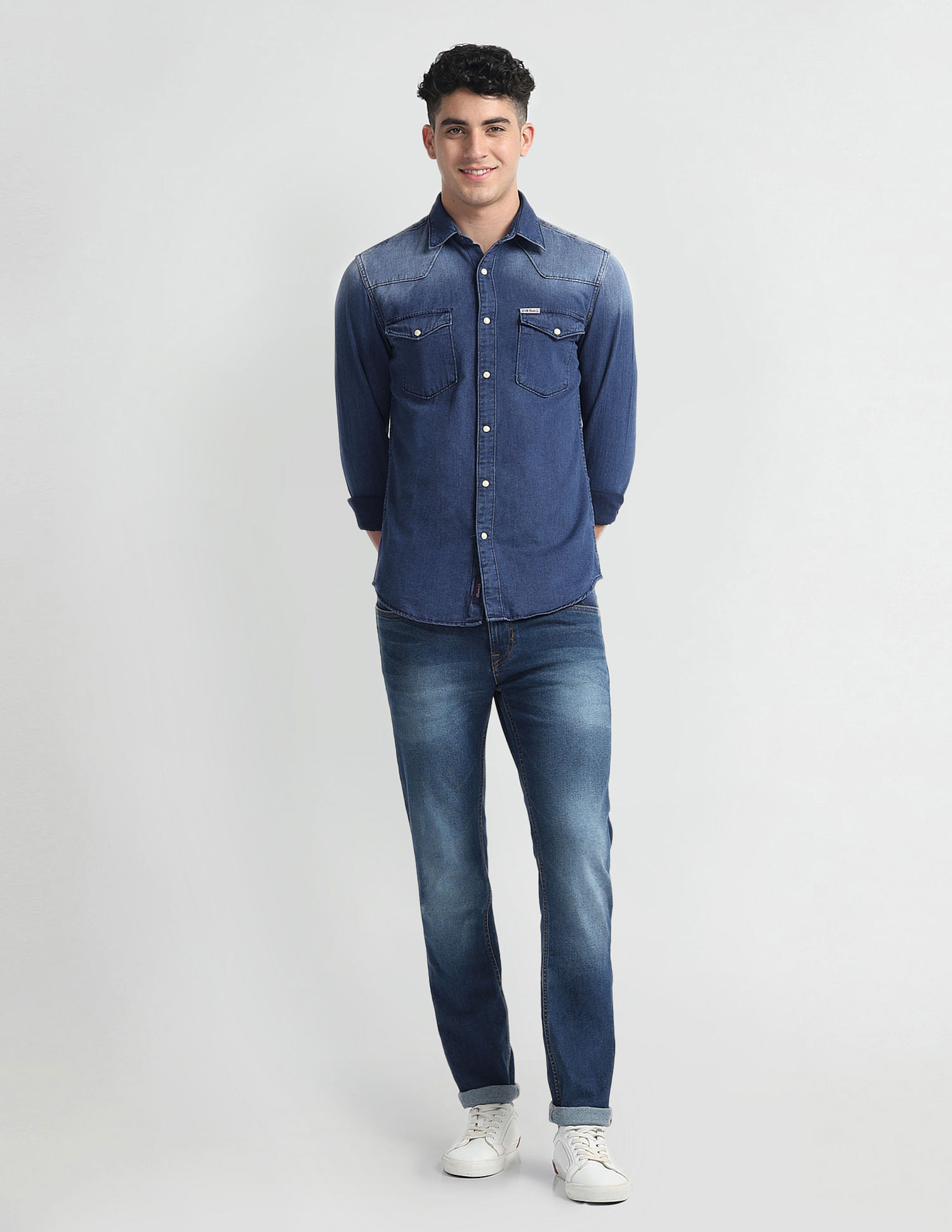 U.S. Polo Assn. Denim Co. Slim Fit Washed Shirt