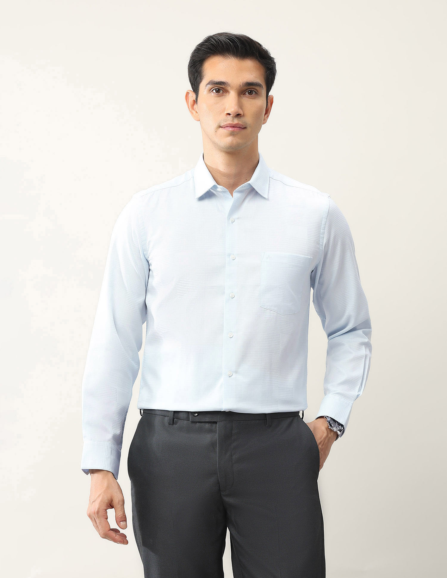 Arrow Textured Liberty Classic Fit Ceremonial Shirt
