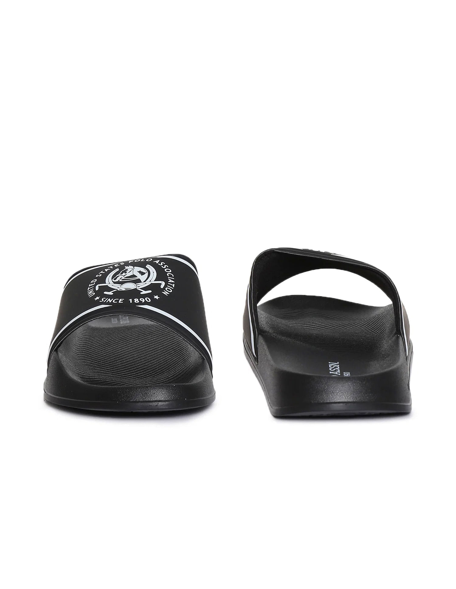 U.S. Polo Assn. Men Brand Print Zane 4.0 Slides