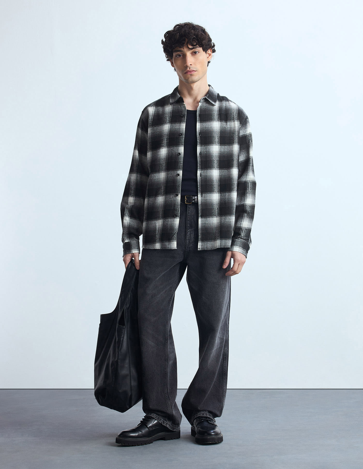 Buy Flying Machine Buffalo Checked Relaxed Fit Shirt - NNNOW.com