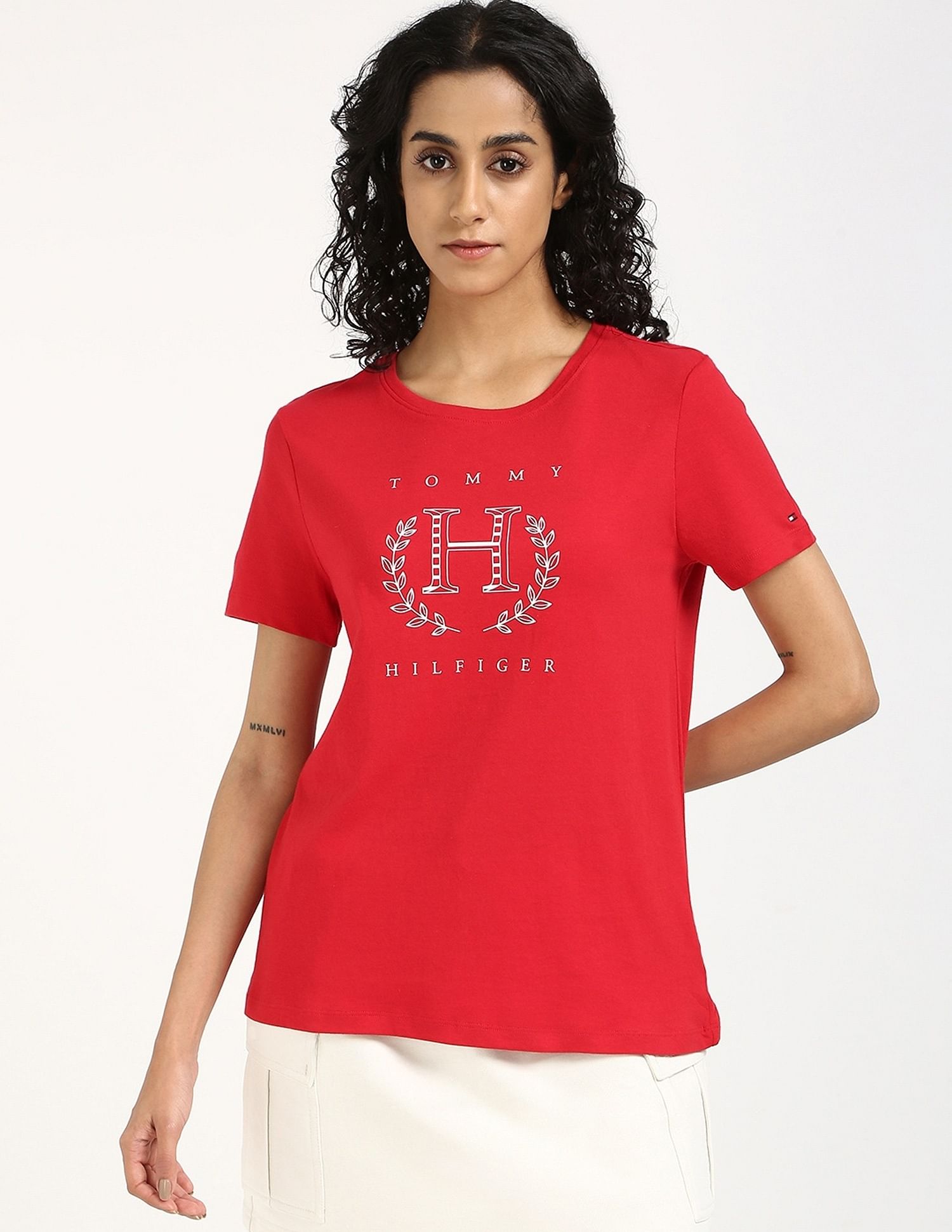Tommy Hilfiger Logo Regular-Fit Cotton T-Shirt