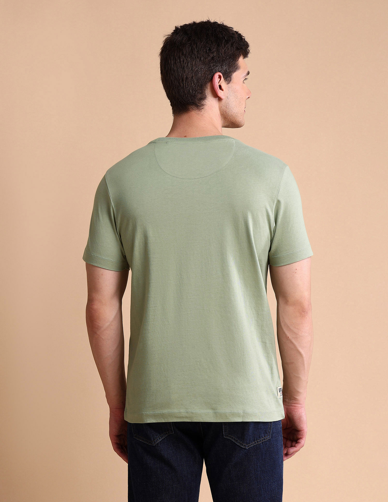 U.S. Polo Assn. Denim Co. Graphic Printed Muscle Fit T-Shirt