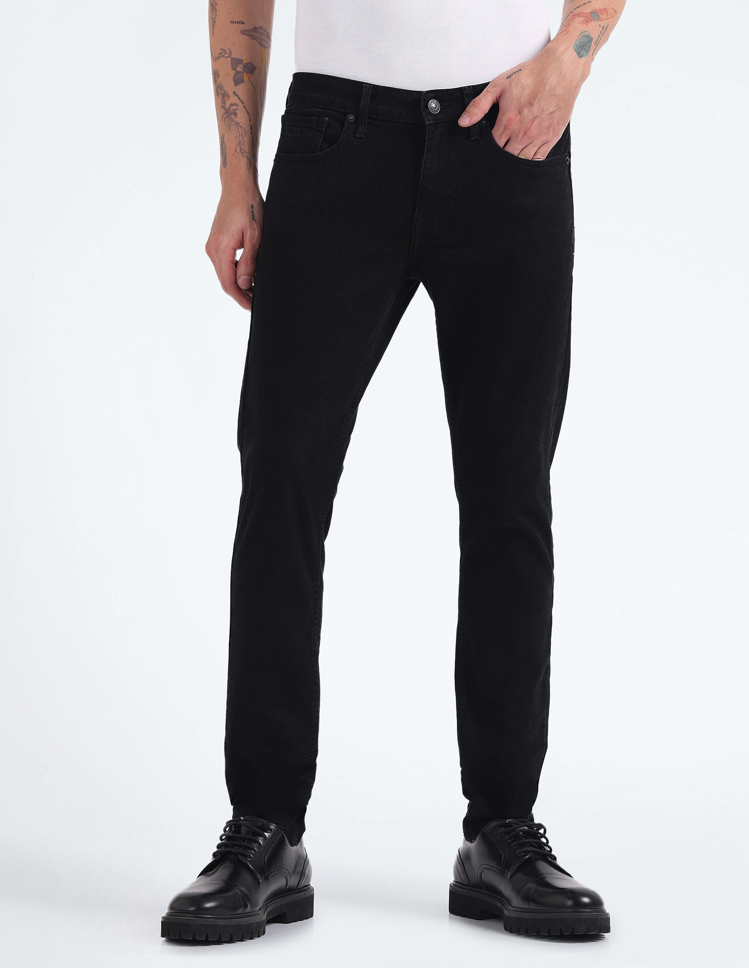 Flying Machine Mid Rise Jackson Super Skinny Jeans