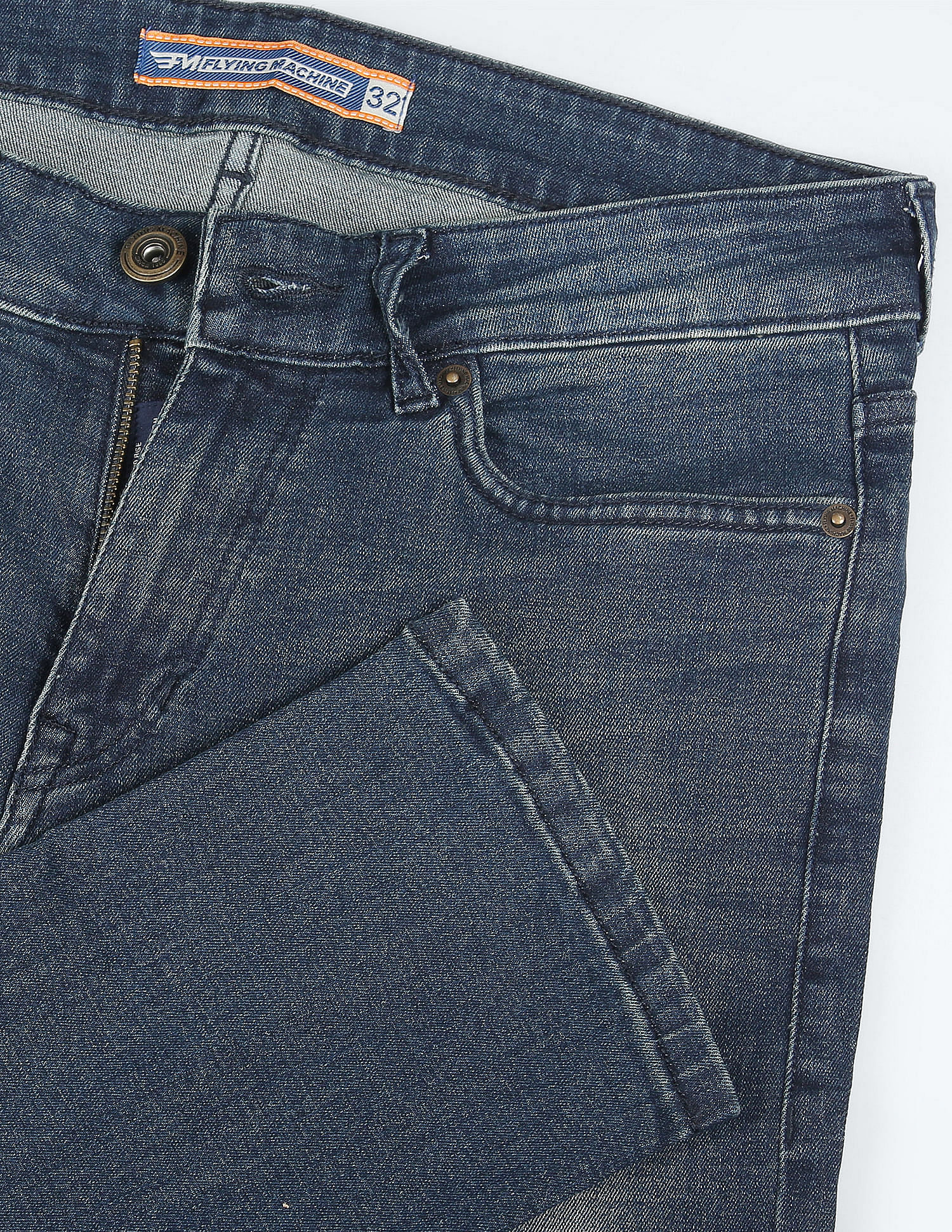 Flying Machine Stone Wash Jackson Skinny Fit Jeans