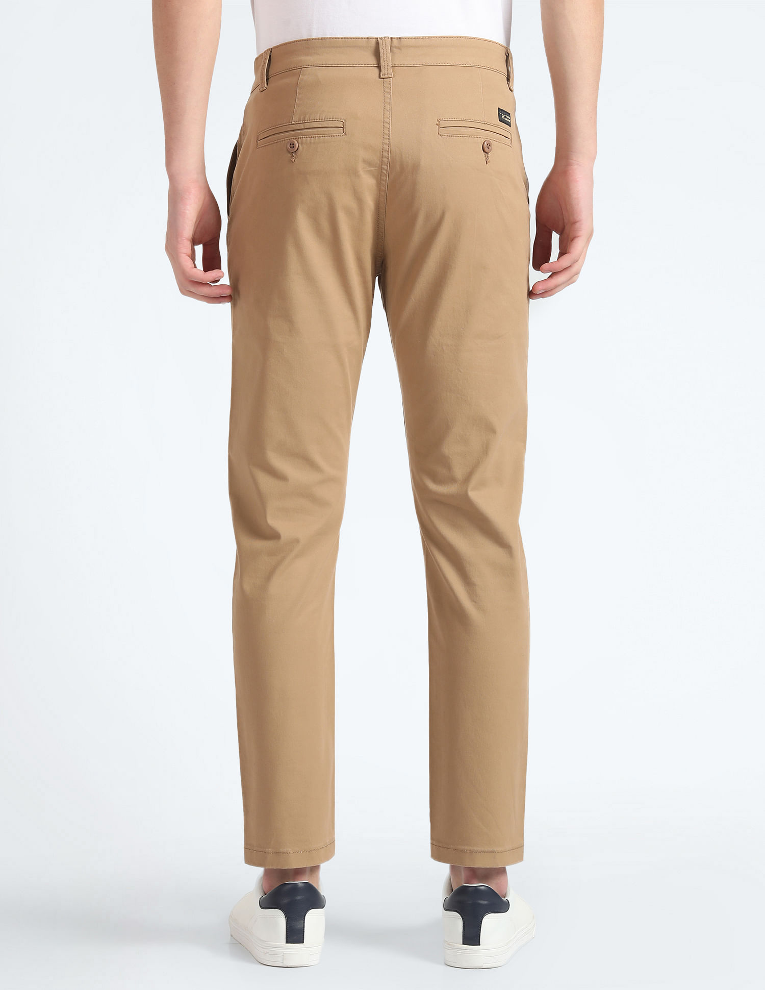 Flying Machine Twill Solid Trousers