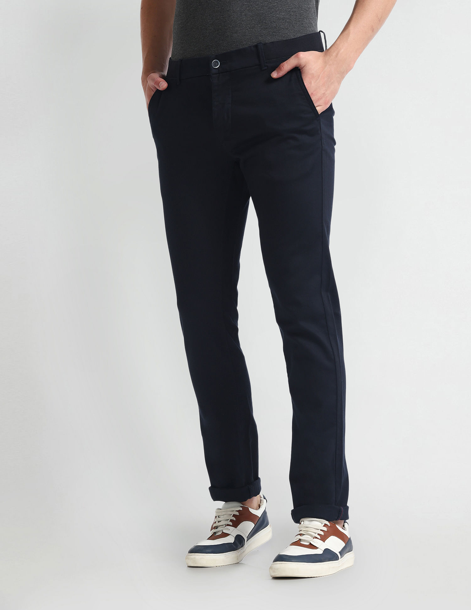 Arrow Sports Mid Rise Autoflex Trousers
