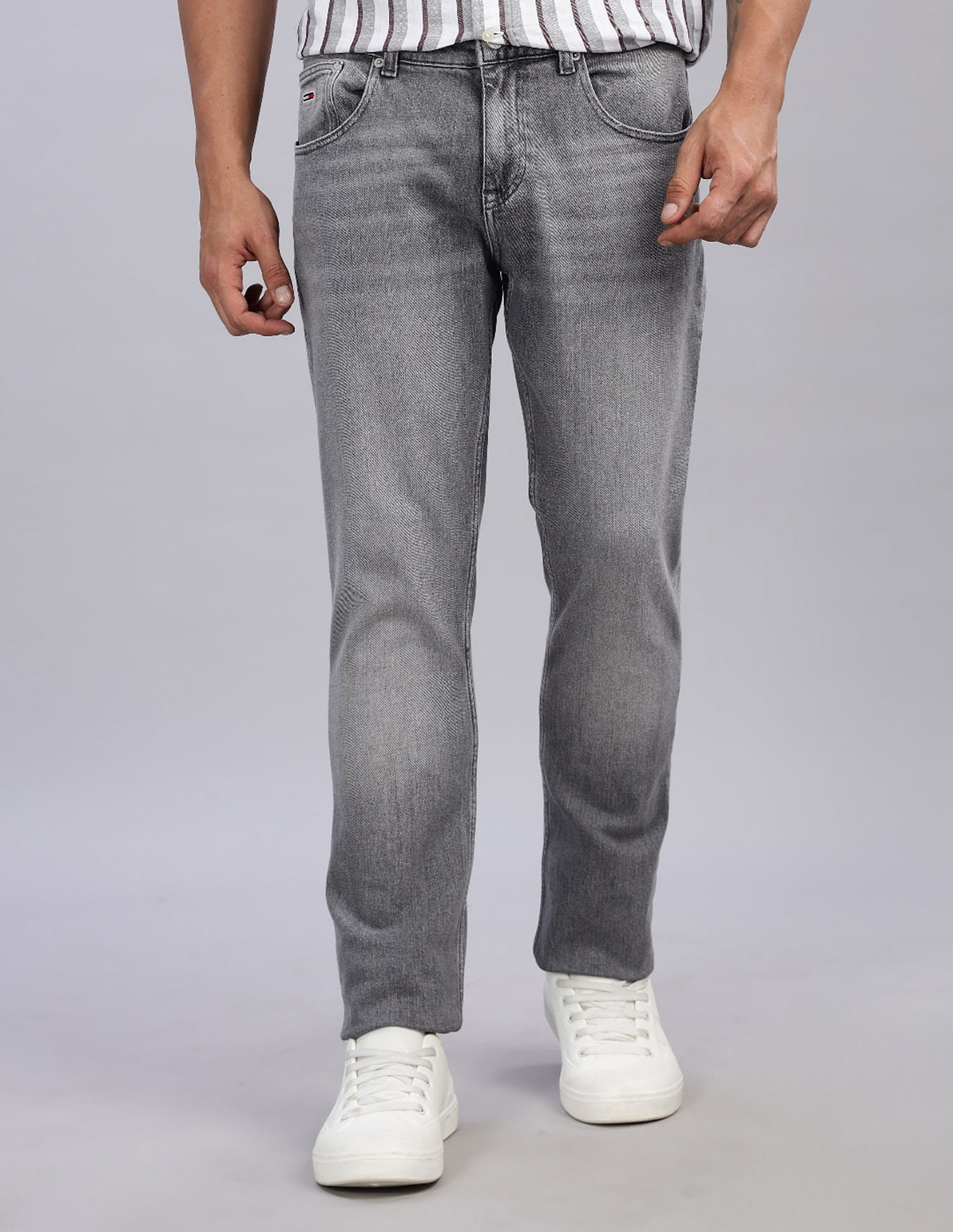 Tommy Hilfiger Light Washed Slim Fit Low Rise Jeans