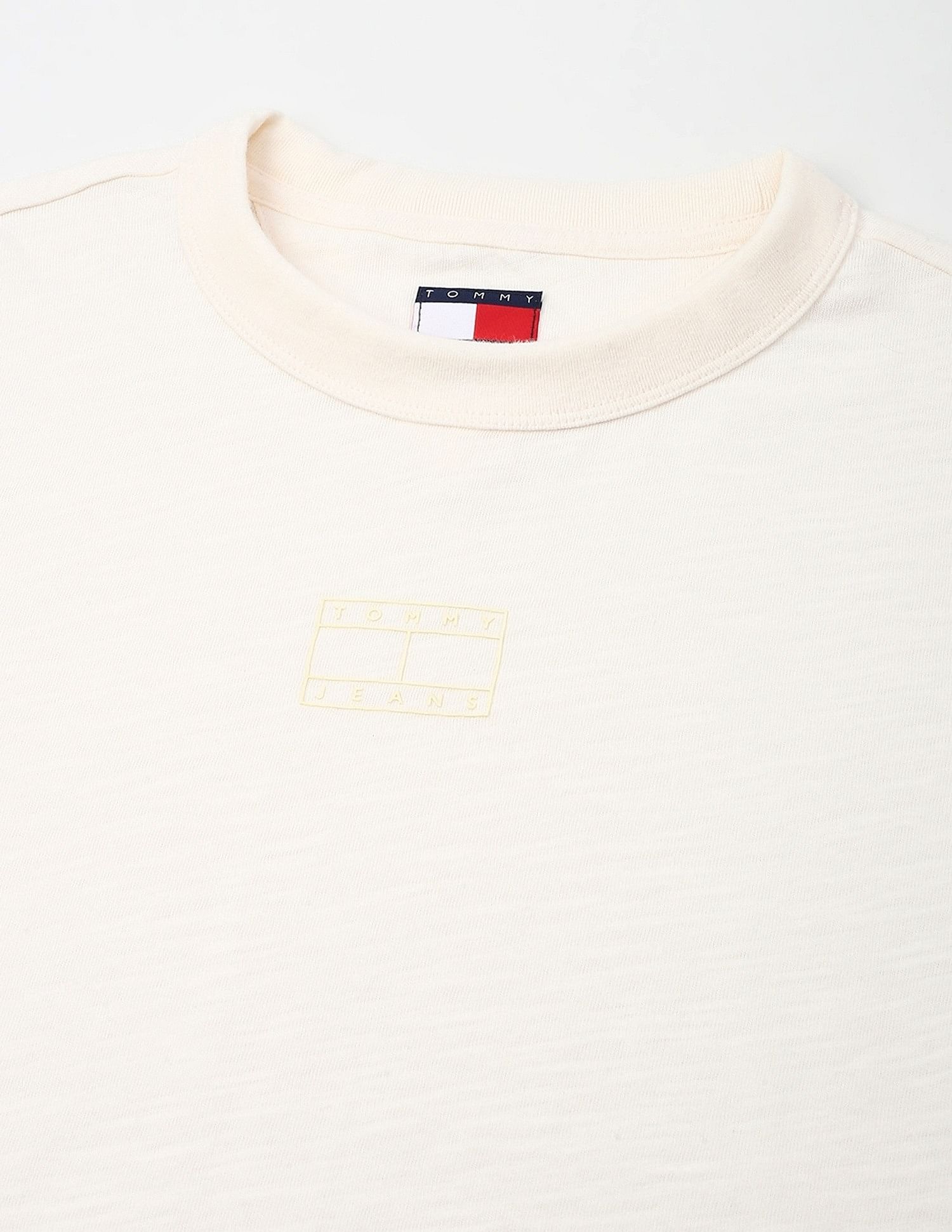 Tommy Hilfiger Solid Cropped-Fit Cotton T-Shirt