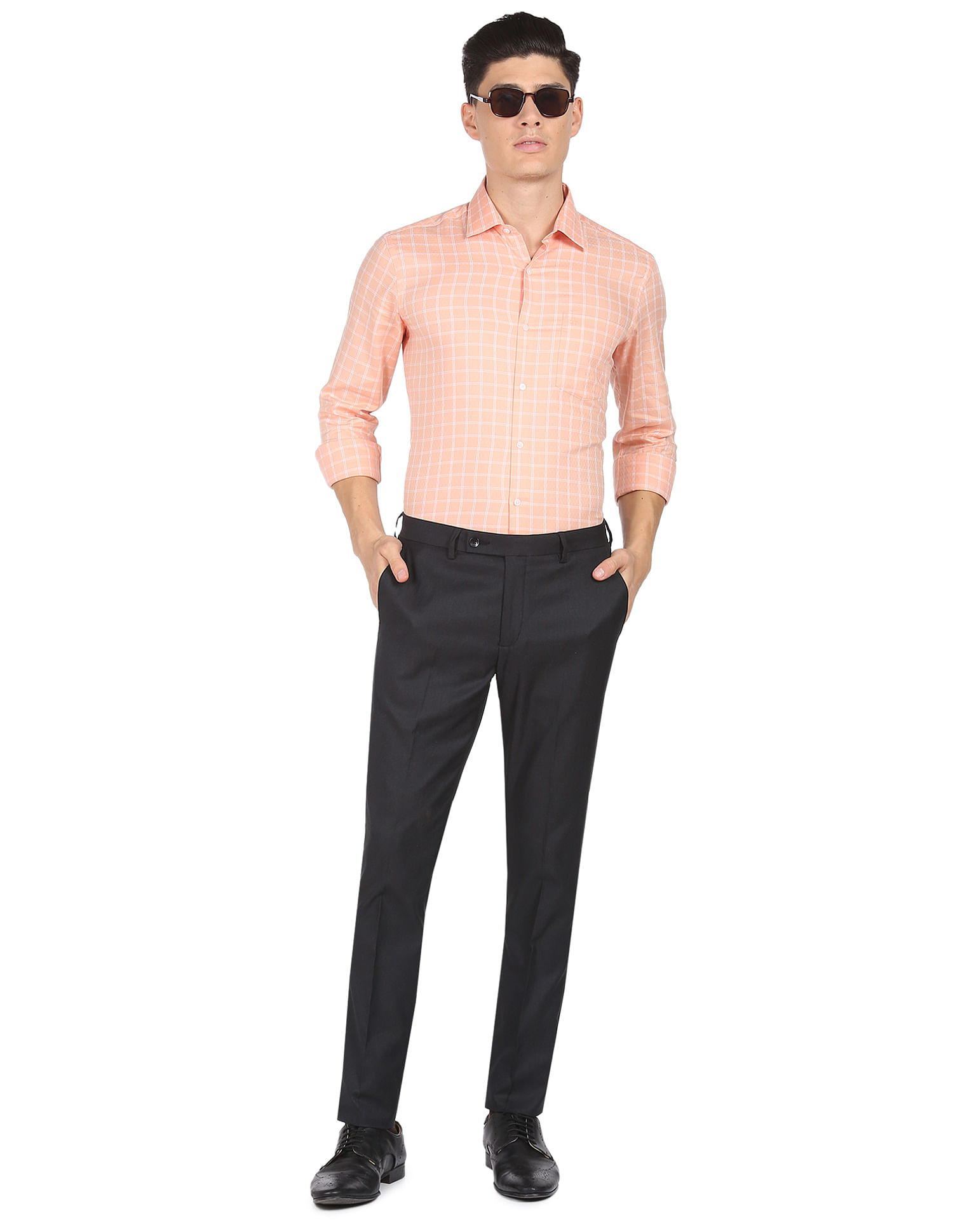 Arrow Windowpane Check Dobby Shirt