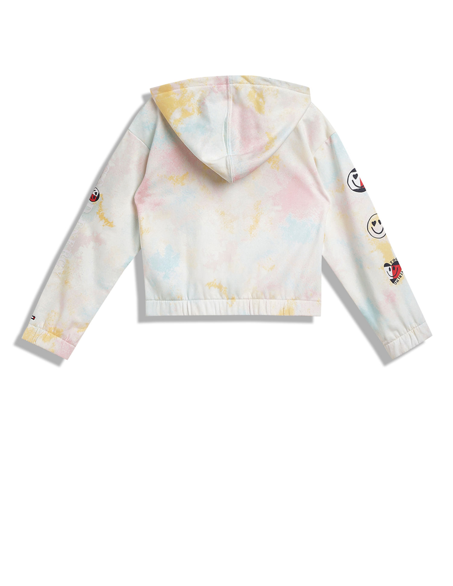 Tommy Hilfiger Kids Girls Tie And Dye Hooded Sweatshirt