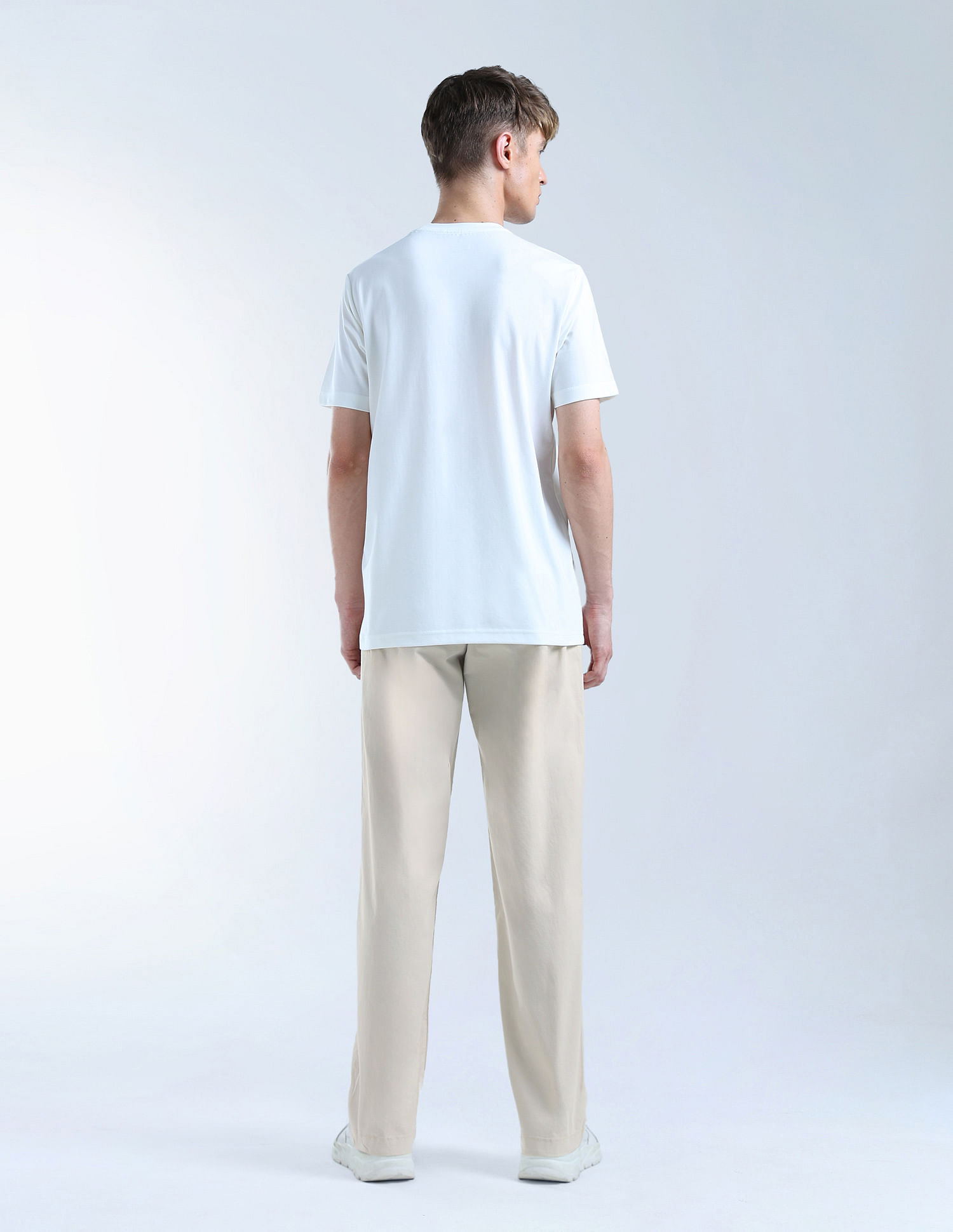 Flying Machine Cobain Loose Fit Mid Rise Chinos