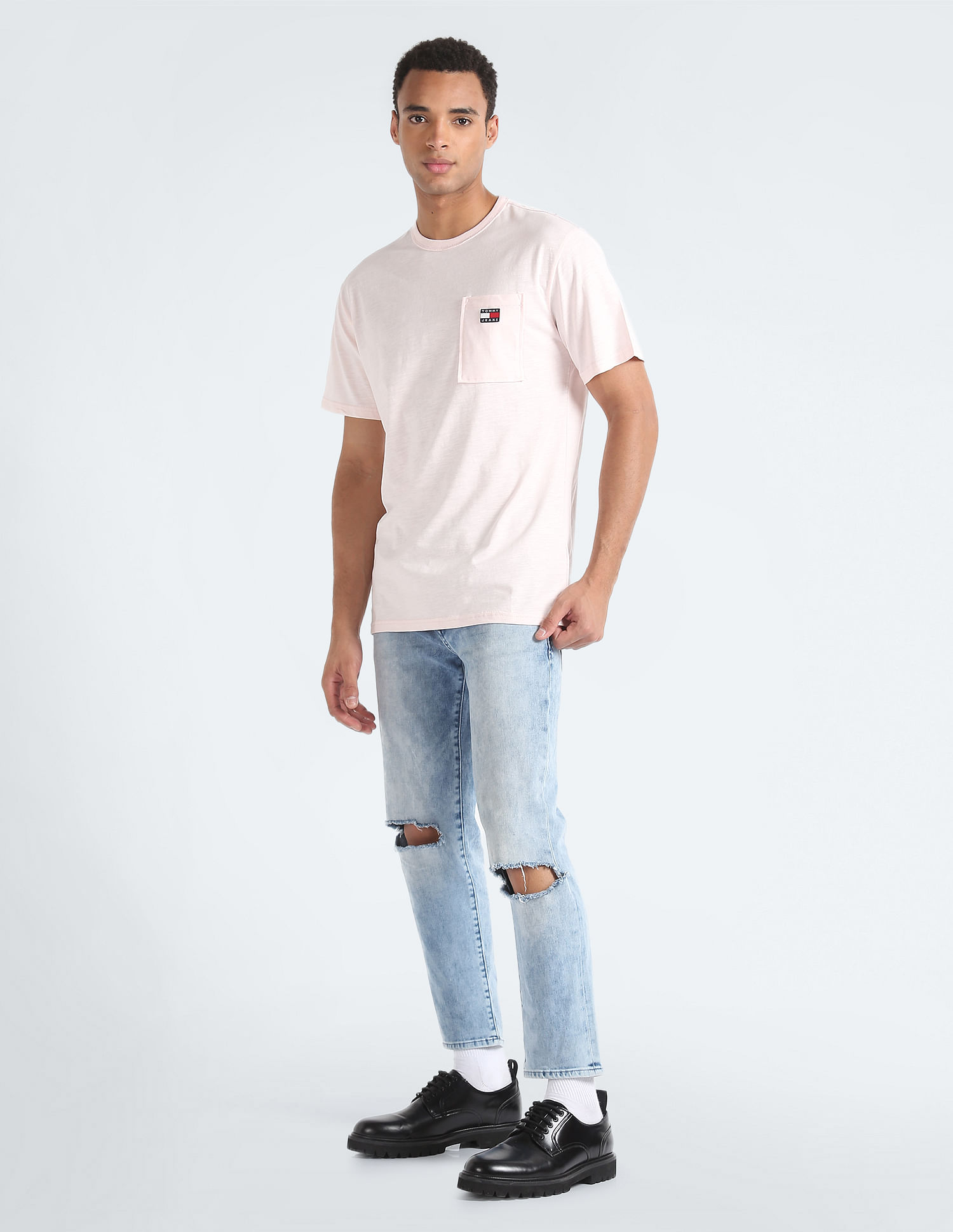Tommy Hilfiger Transitional Cotton Logo Badge Pocket T-Shirt