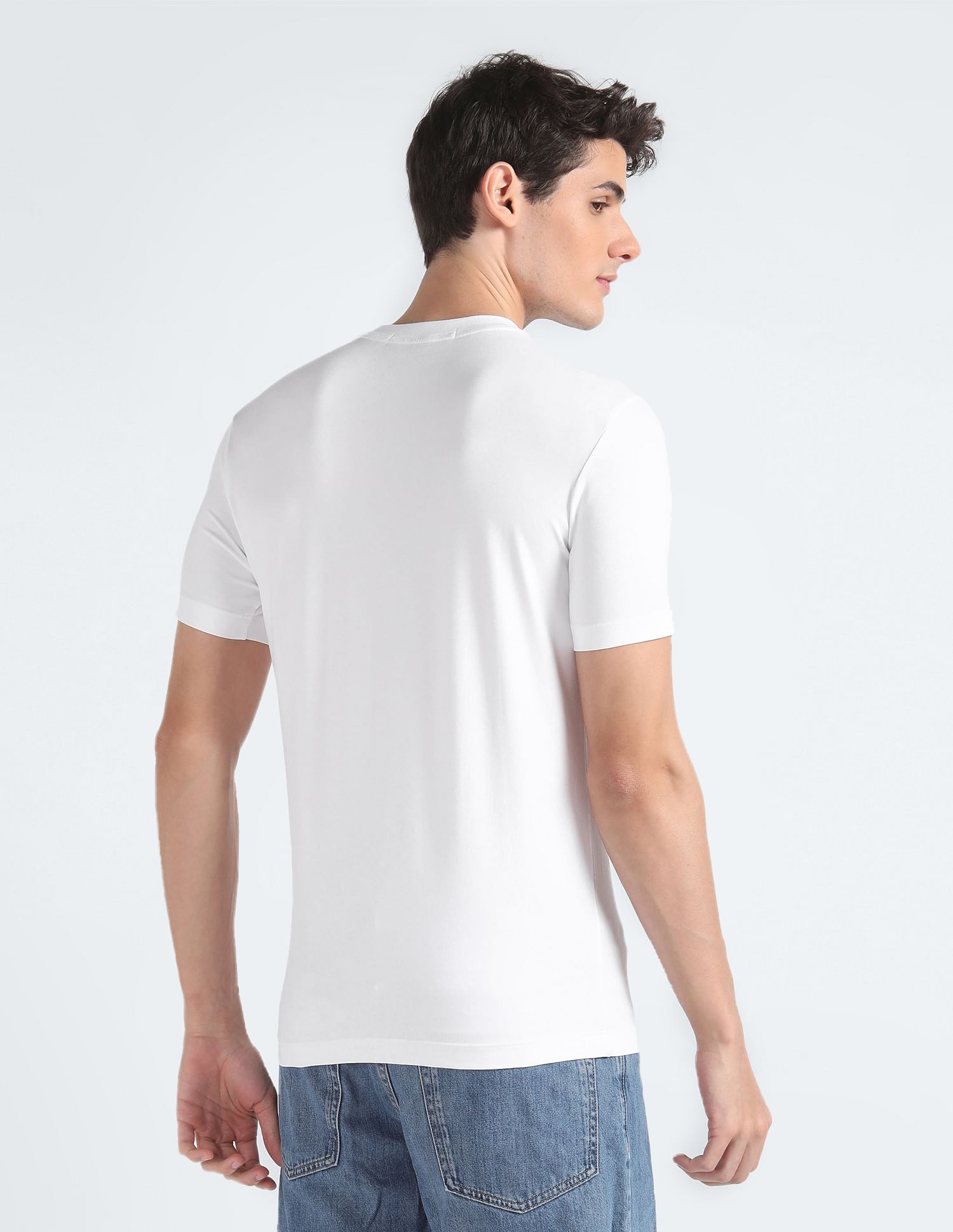 Calvin Klein Slim Fit Small Centre Box T-Shirt