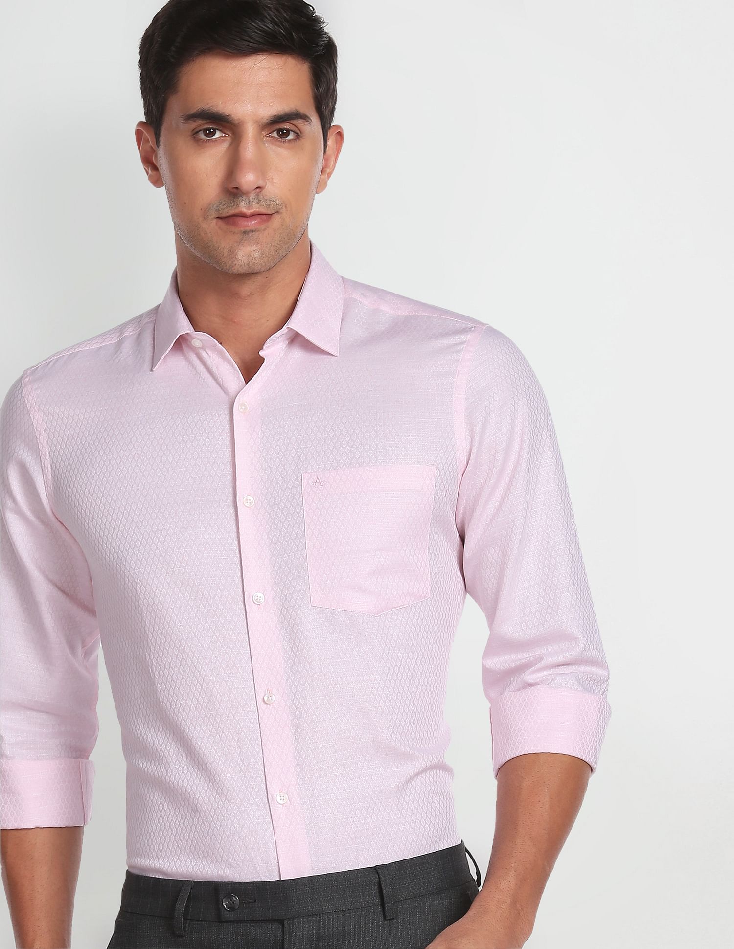 Arrow Manhattan Slim Fit Dobby Shirt