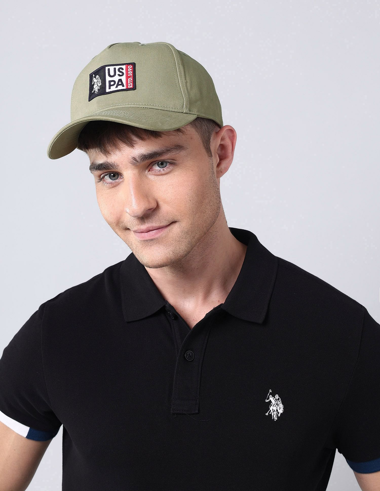 U.S. Polo Assn. Denim Co. Brand Appliqued Twill Cap