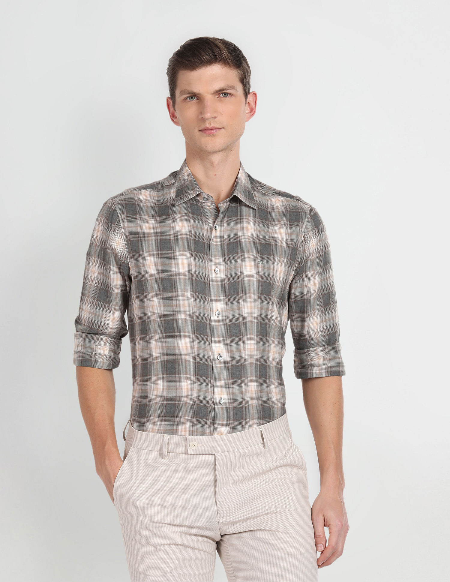 Arrow Tartan Check Twill Shirt