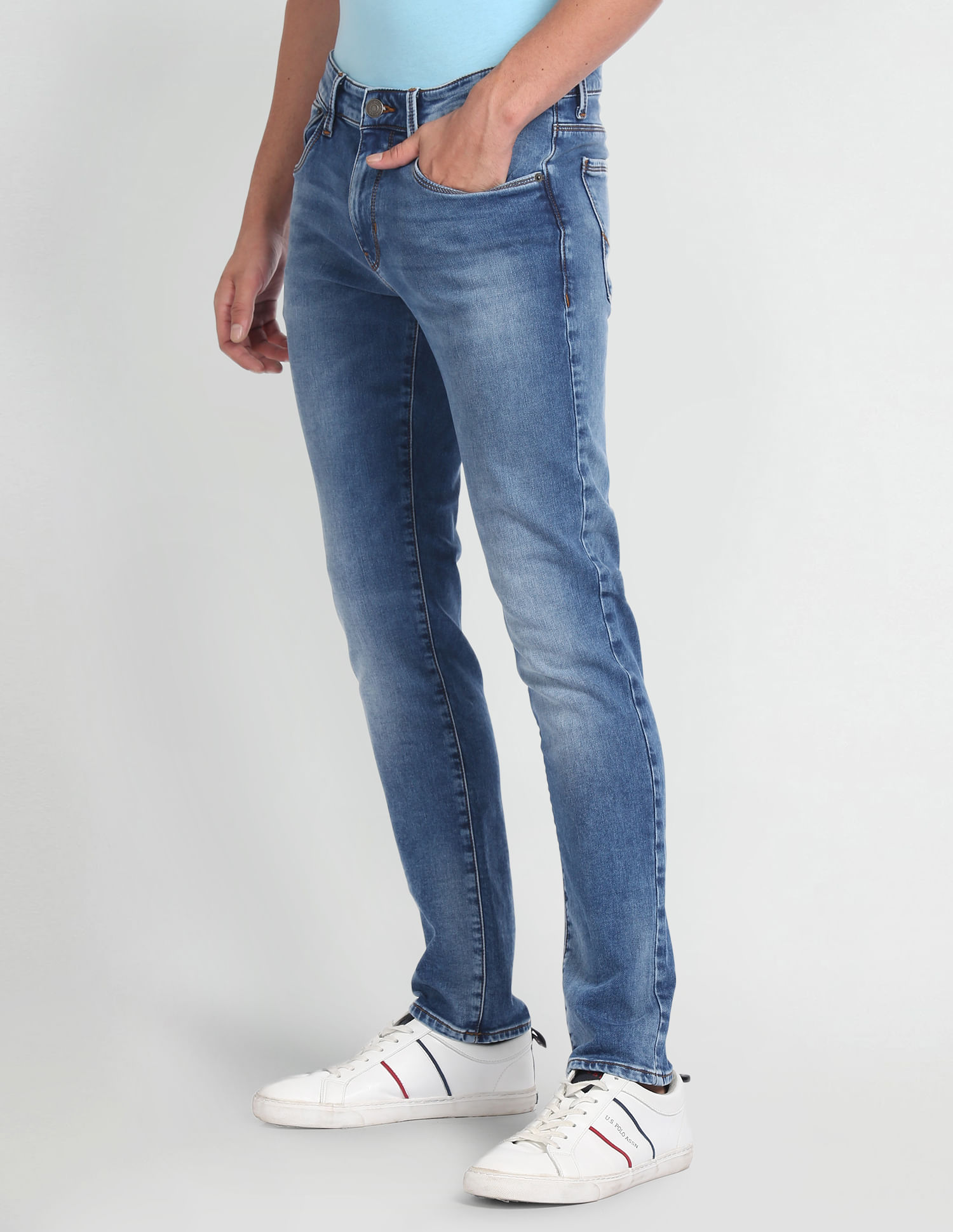 U.S. Polo Assn. Denim Co. Brandon Slim Tapered Fit Blue Jeans
