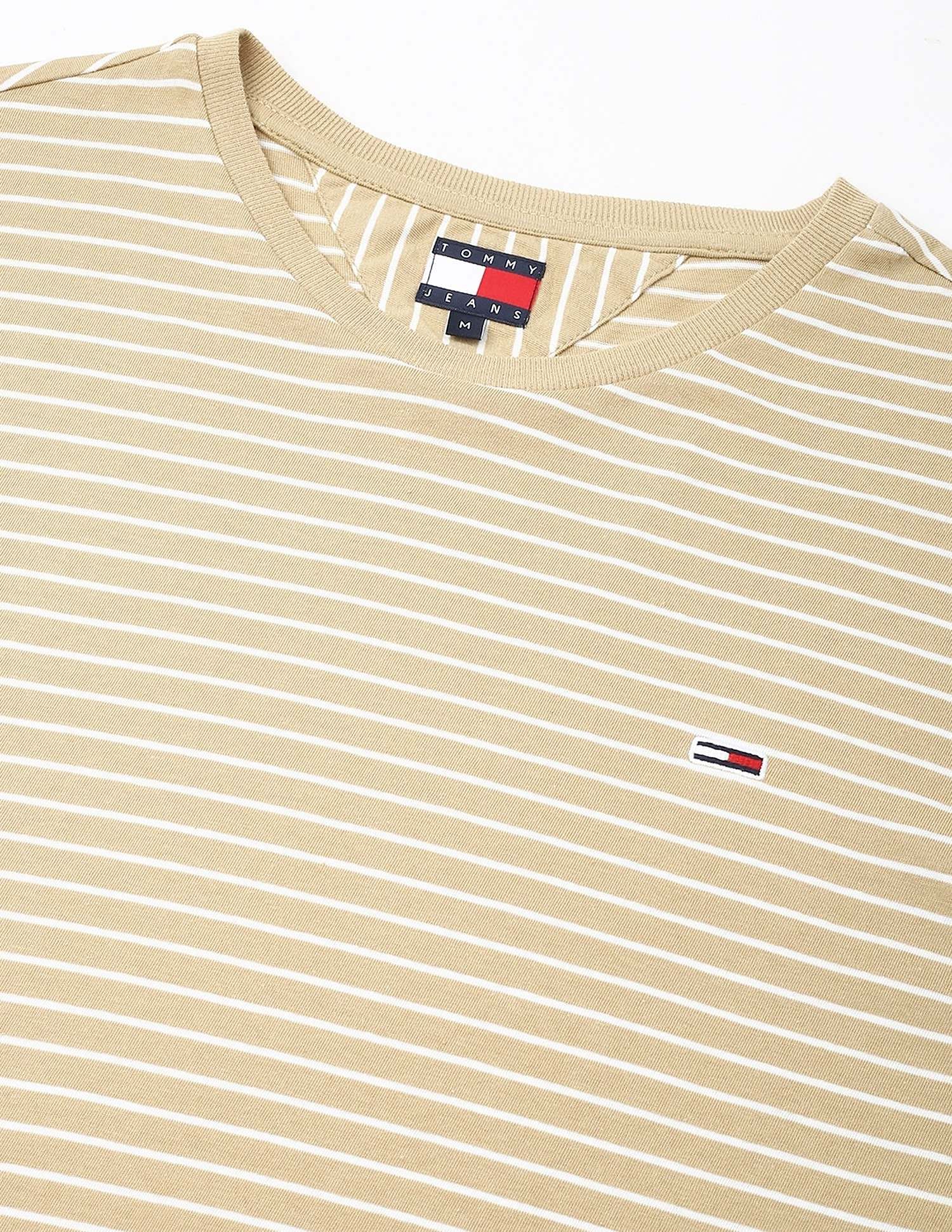 Tommy Hilfiger Striped Slim-Fit Cotton T-Shirt