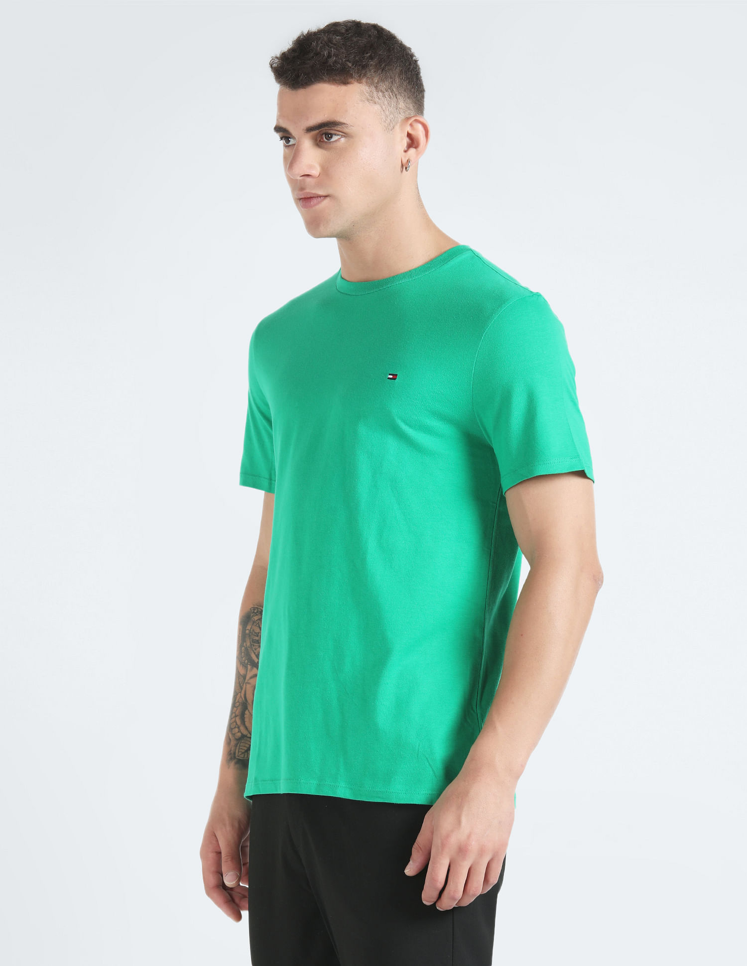 Tommy Hilfiger Solid Cotton Nantucket T-Shirt