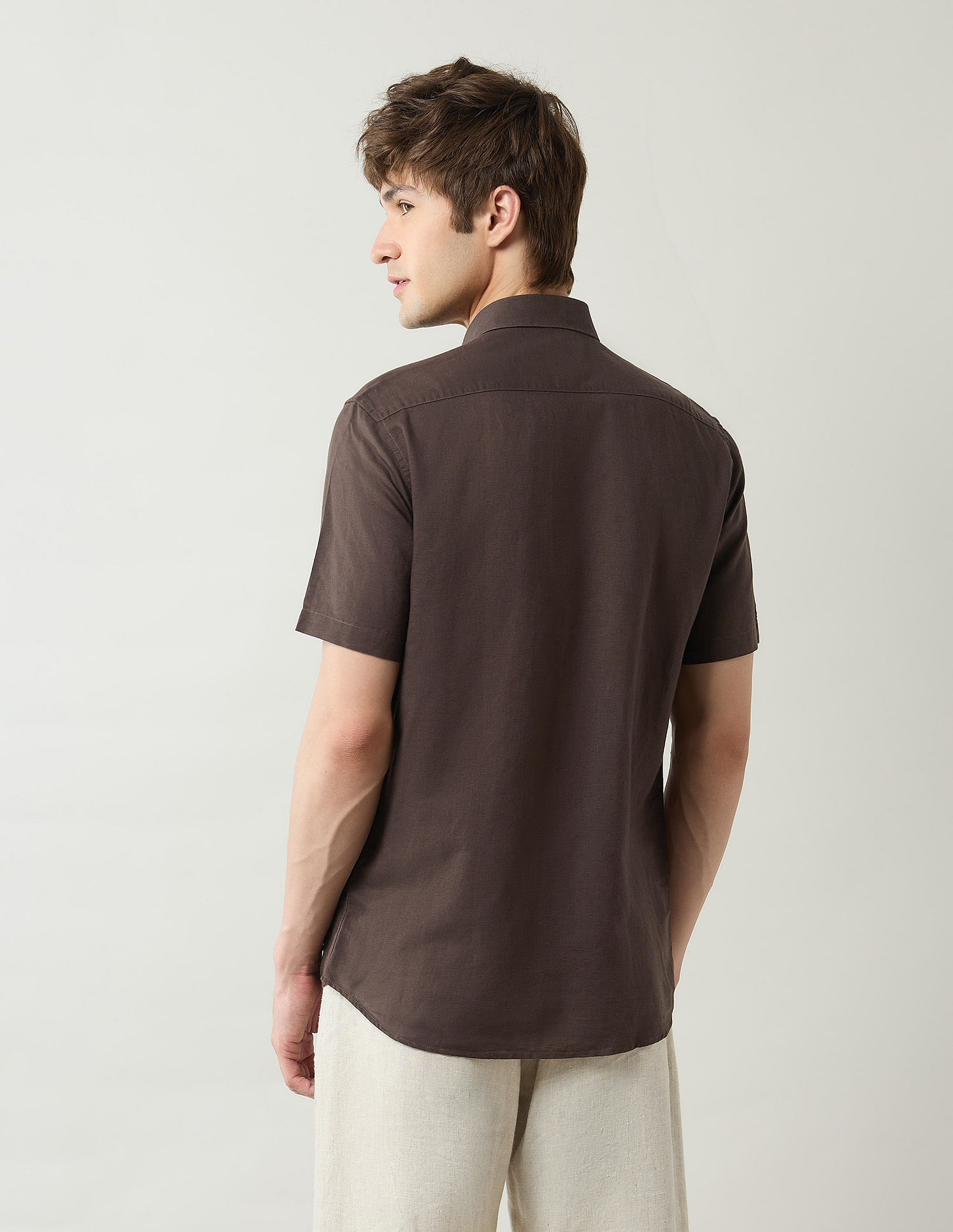 Arrow Sport Pure Linen Slim Fit Shirt