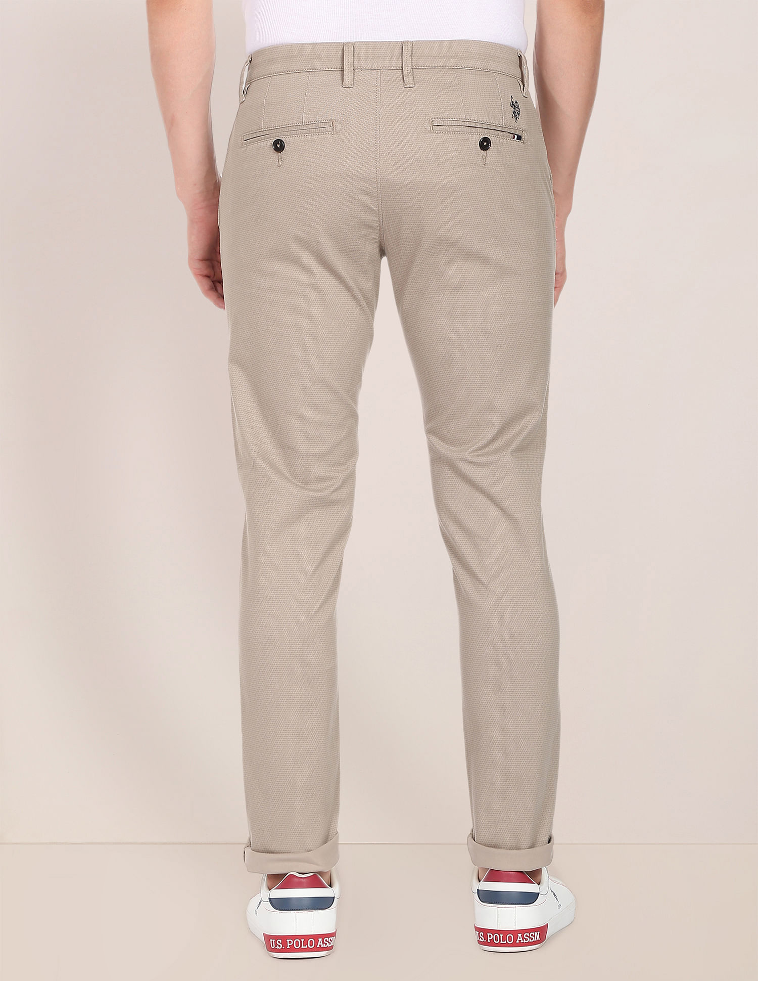 U.S. Polo Assn. Austin Trim Regular Fit Casual Trousers